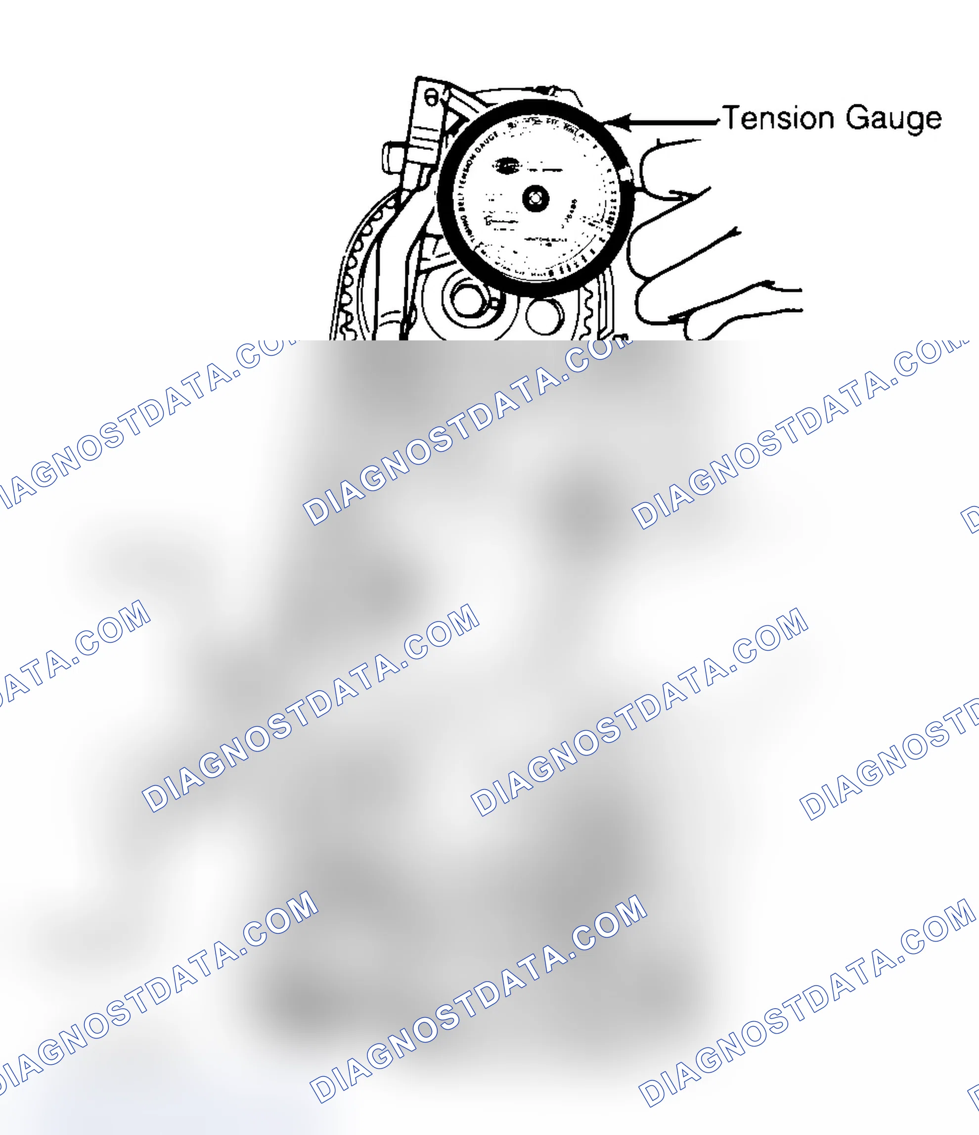 Scheme 28: Adjusting Typical Timing Belt Tension