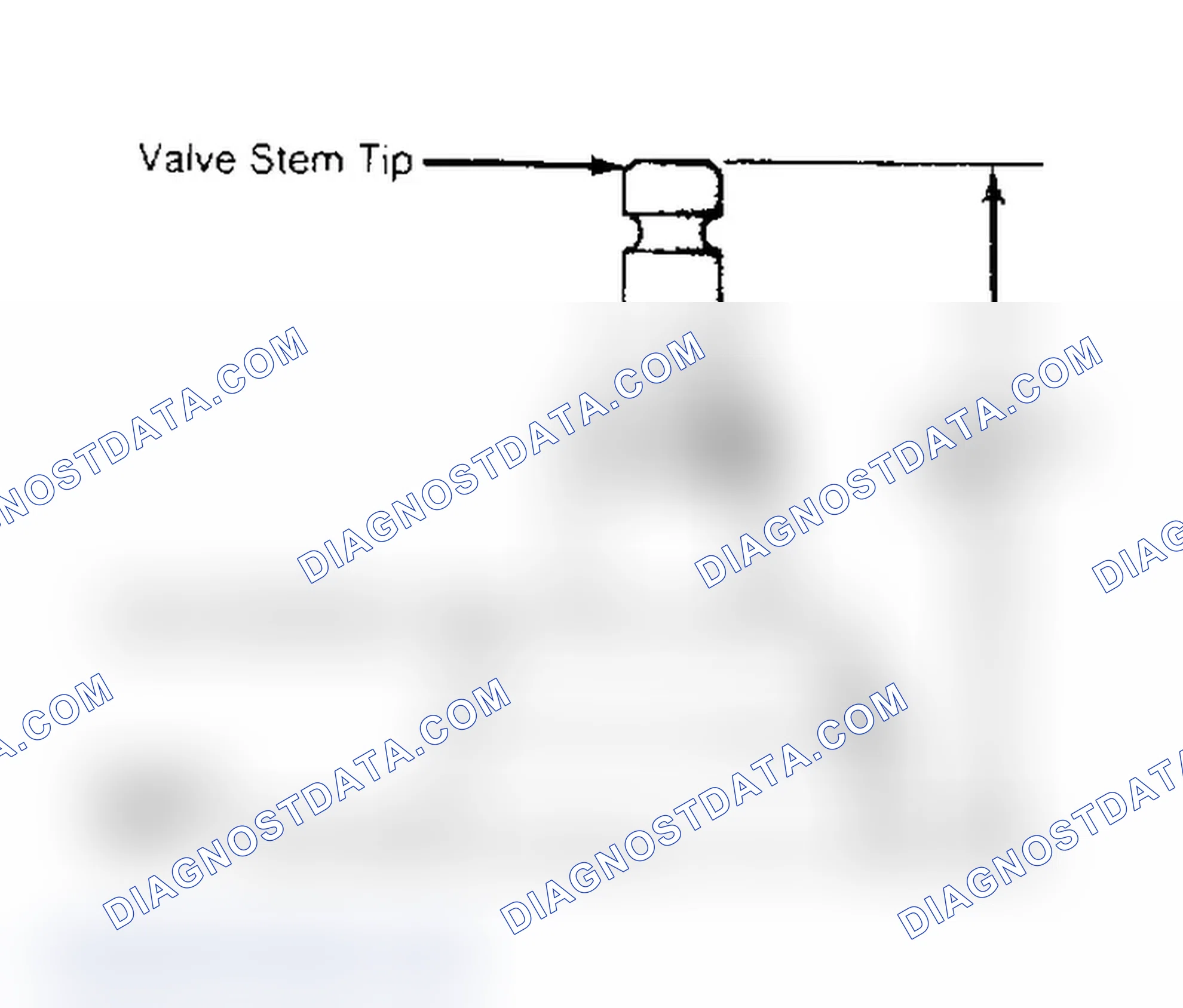 Scheme 18: Measuring Valve Stem Installed Height Measure from spring seat to tip of stem.