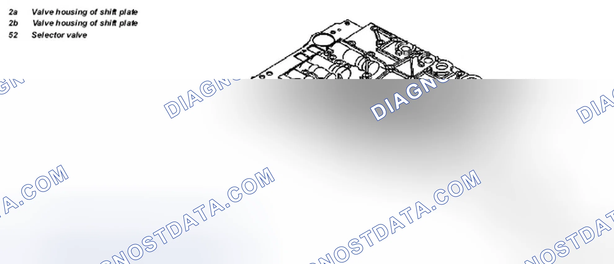 Scheme 91: Identifying Selector Valve Location - Transmission 722.6