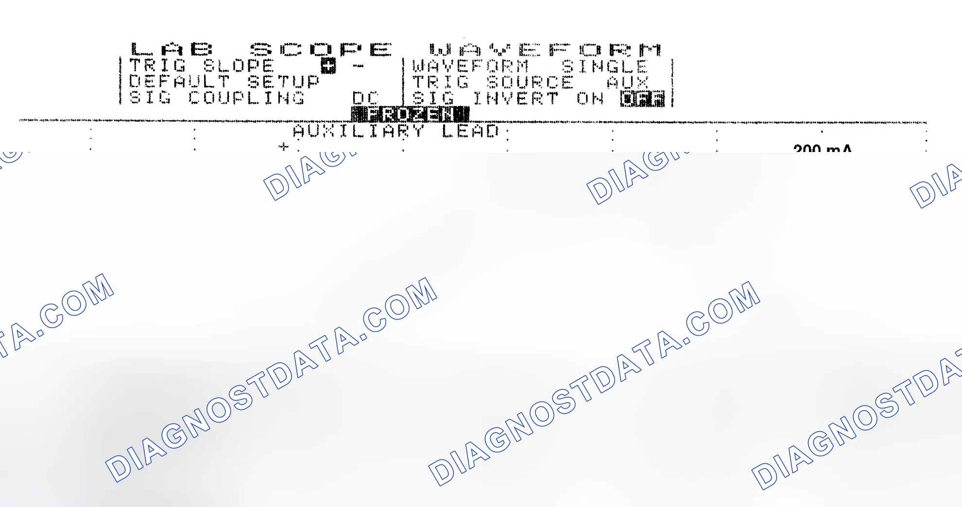 Scheme 13: Single Injector w/Normal Current Flow - Current Pattern