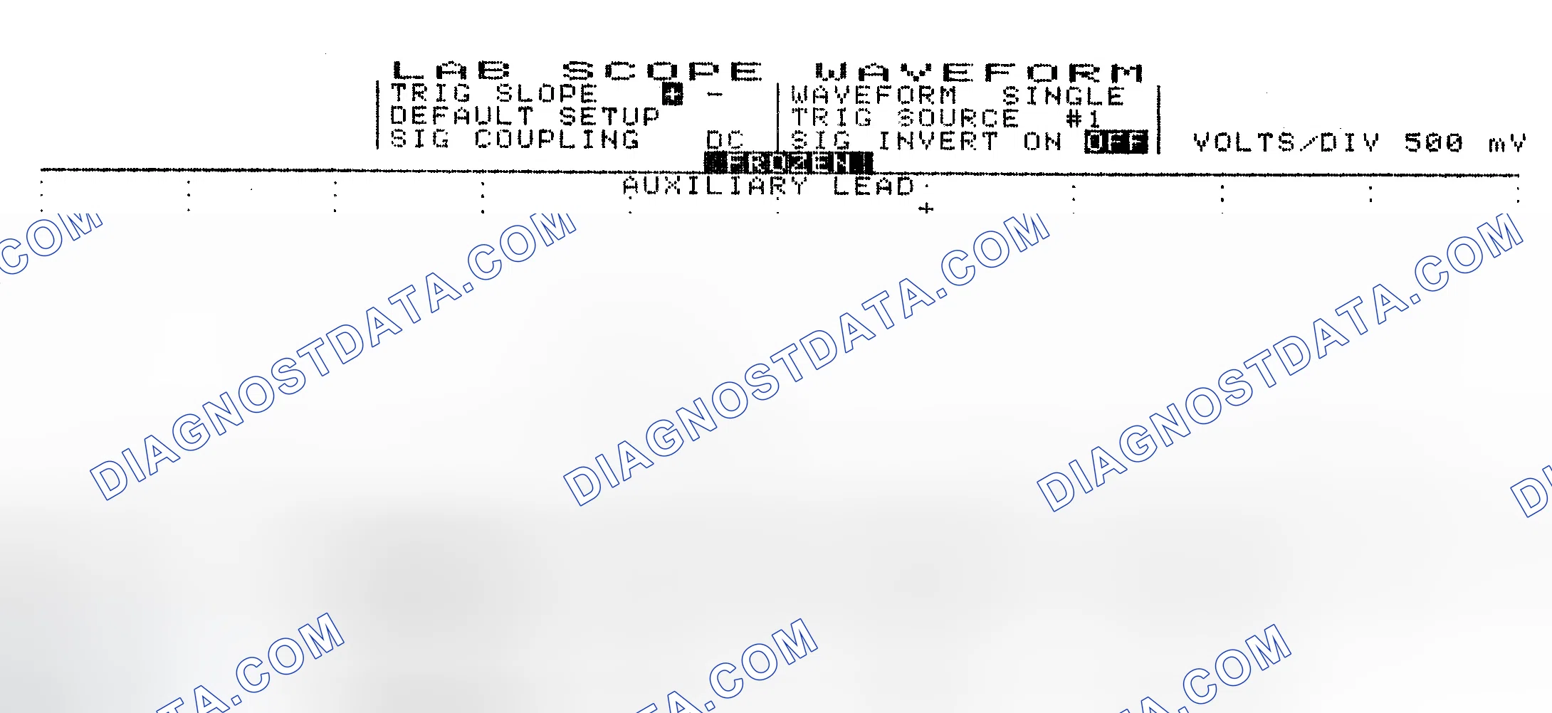 Scheme 10: Single Injector w/Excessive Current Flow - Current Pattern