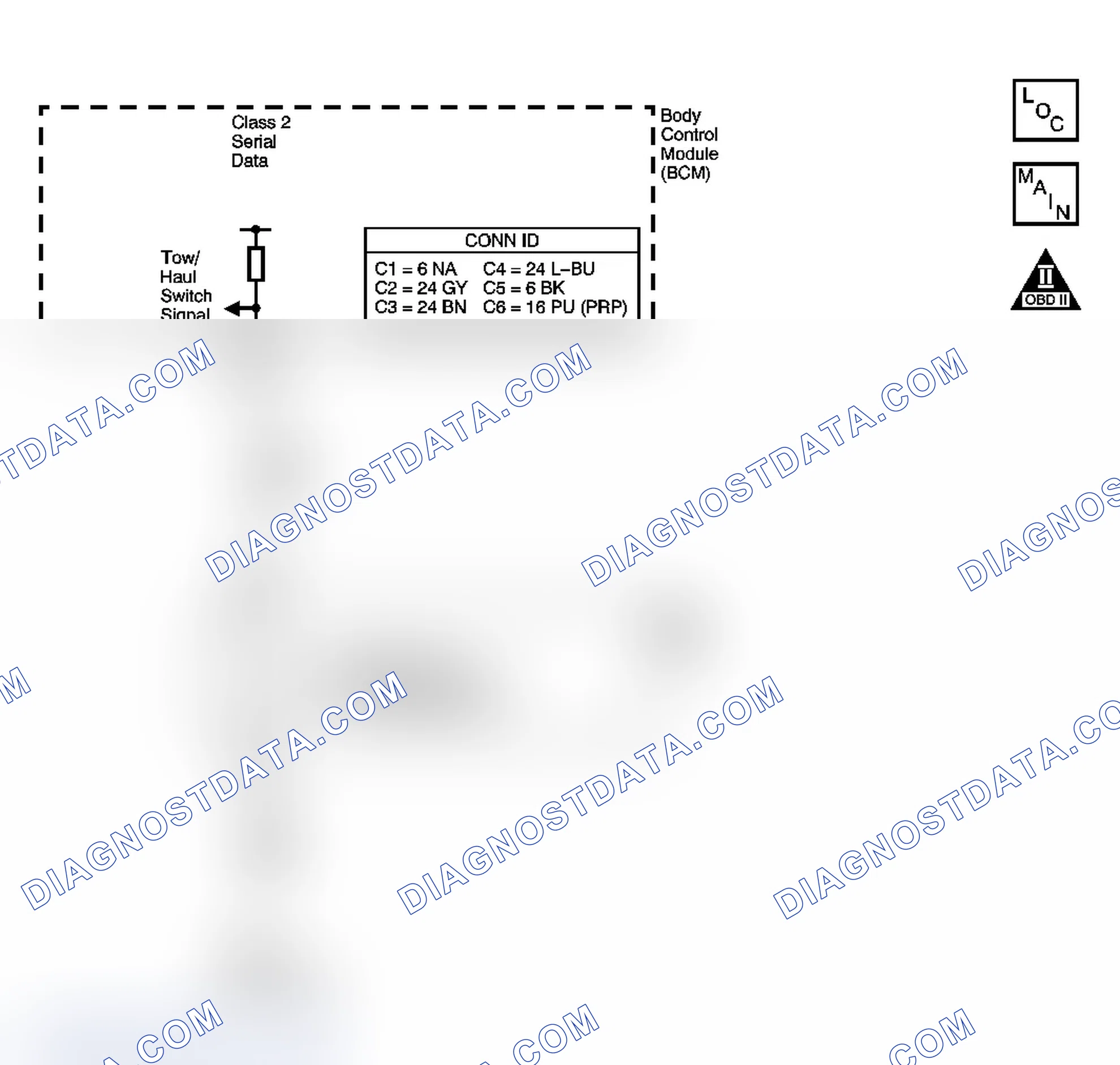 Scheme 178: Tow/Haul Switch/Indicator Always On or Inoperative