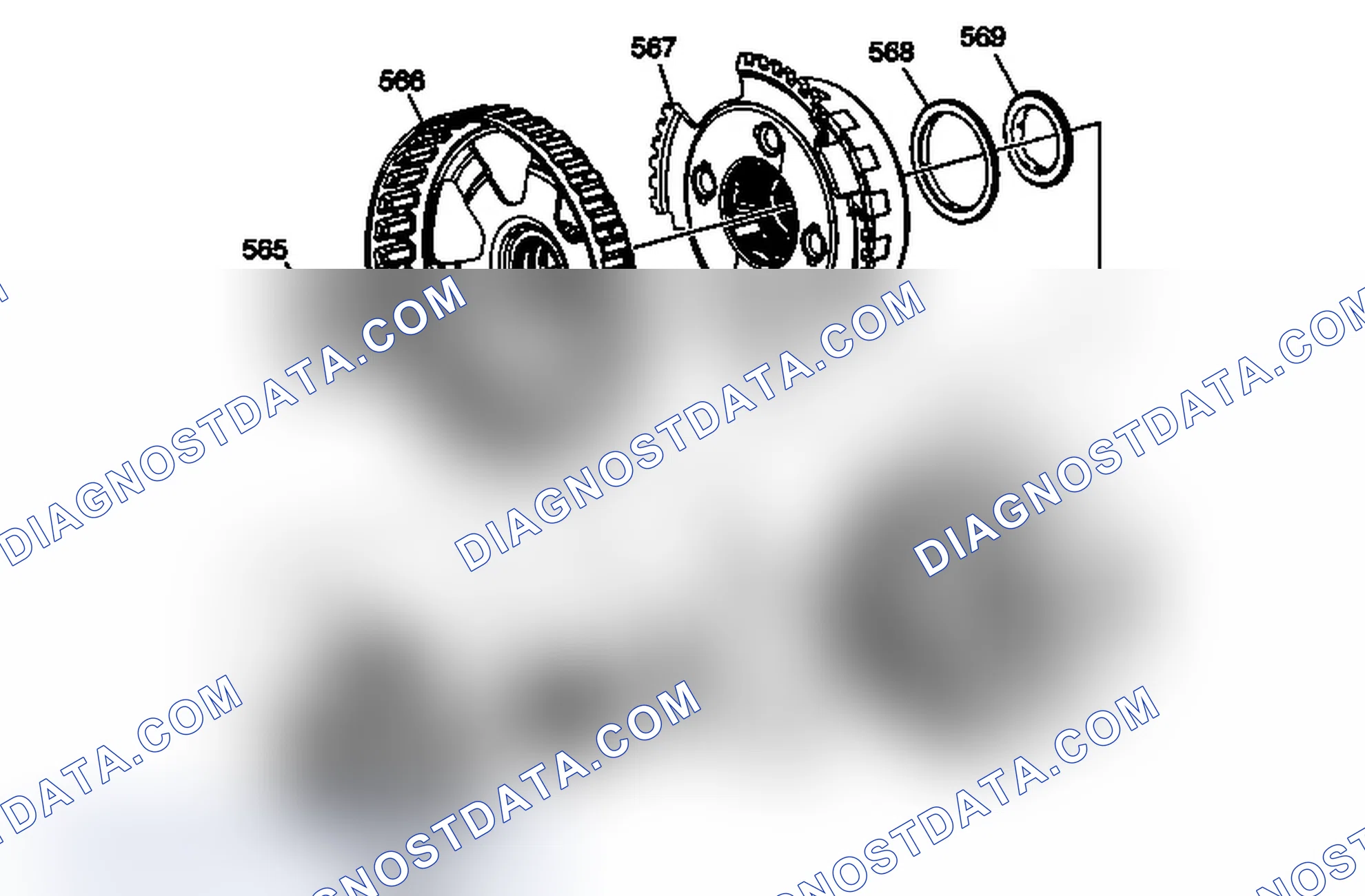 Scheme 69: Input, Output and Reaction Gearsets- 6T45/6T50