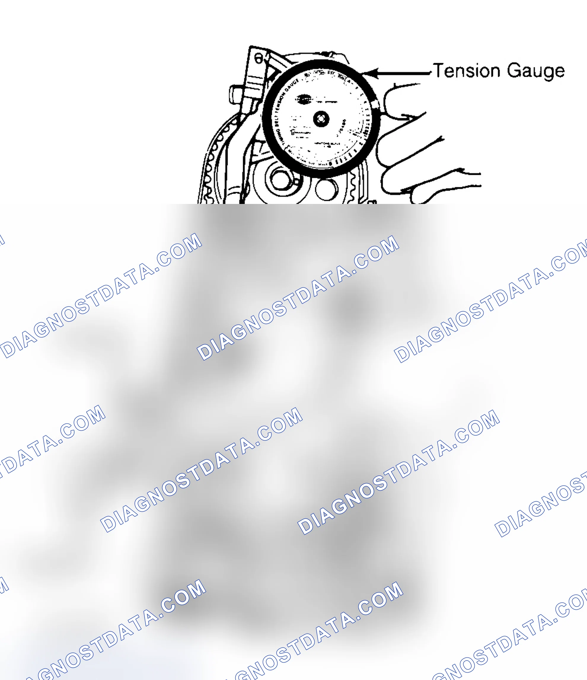 Scheme 28: Adjusting Typical Timing Belt Tension