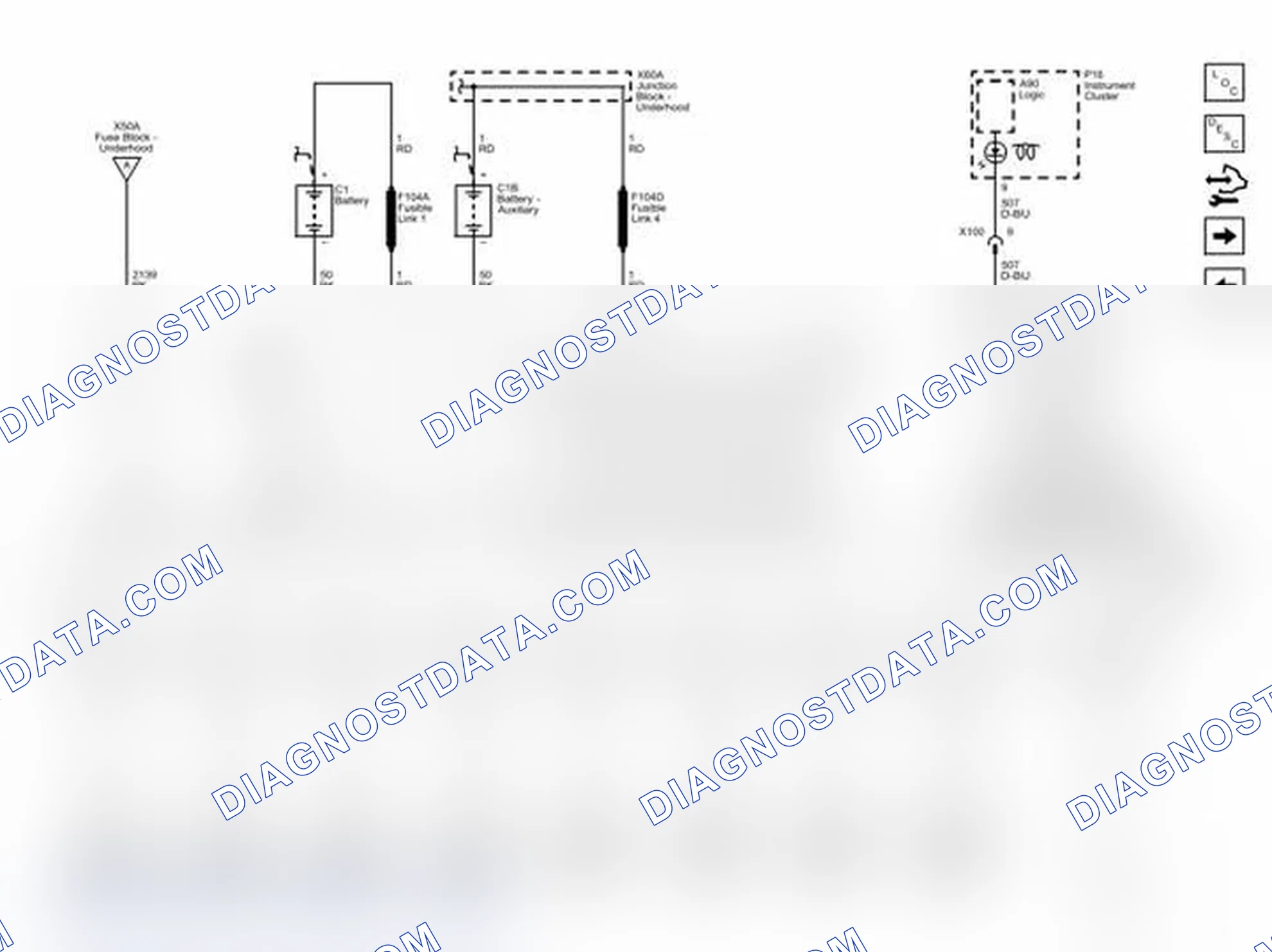 Scheme 40: Engine Data Sensors - Glow Plug Controls and Intake Air Heater