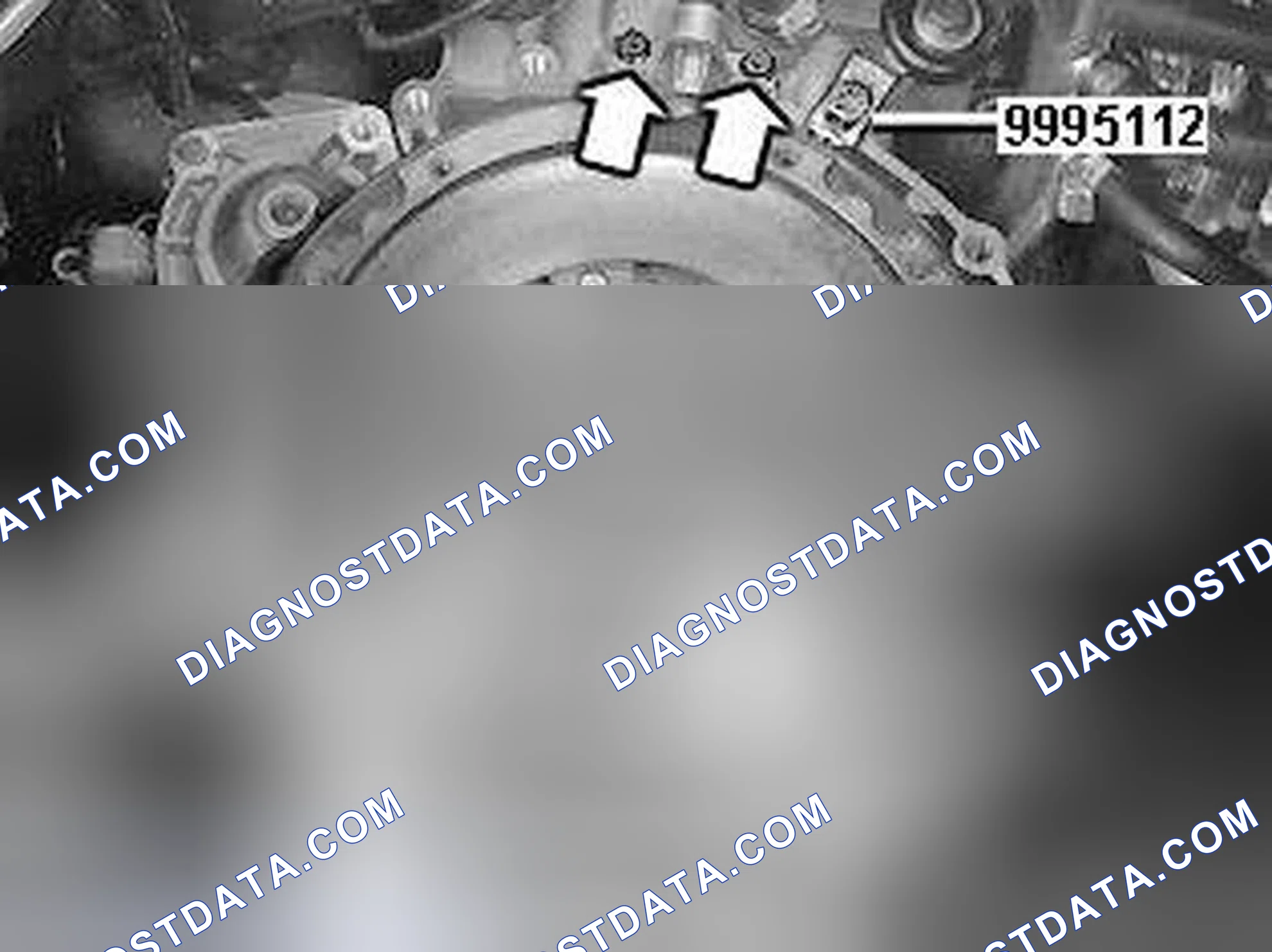 Scheme 613: Installing flywheel and carrier plate