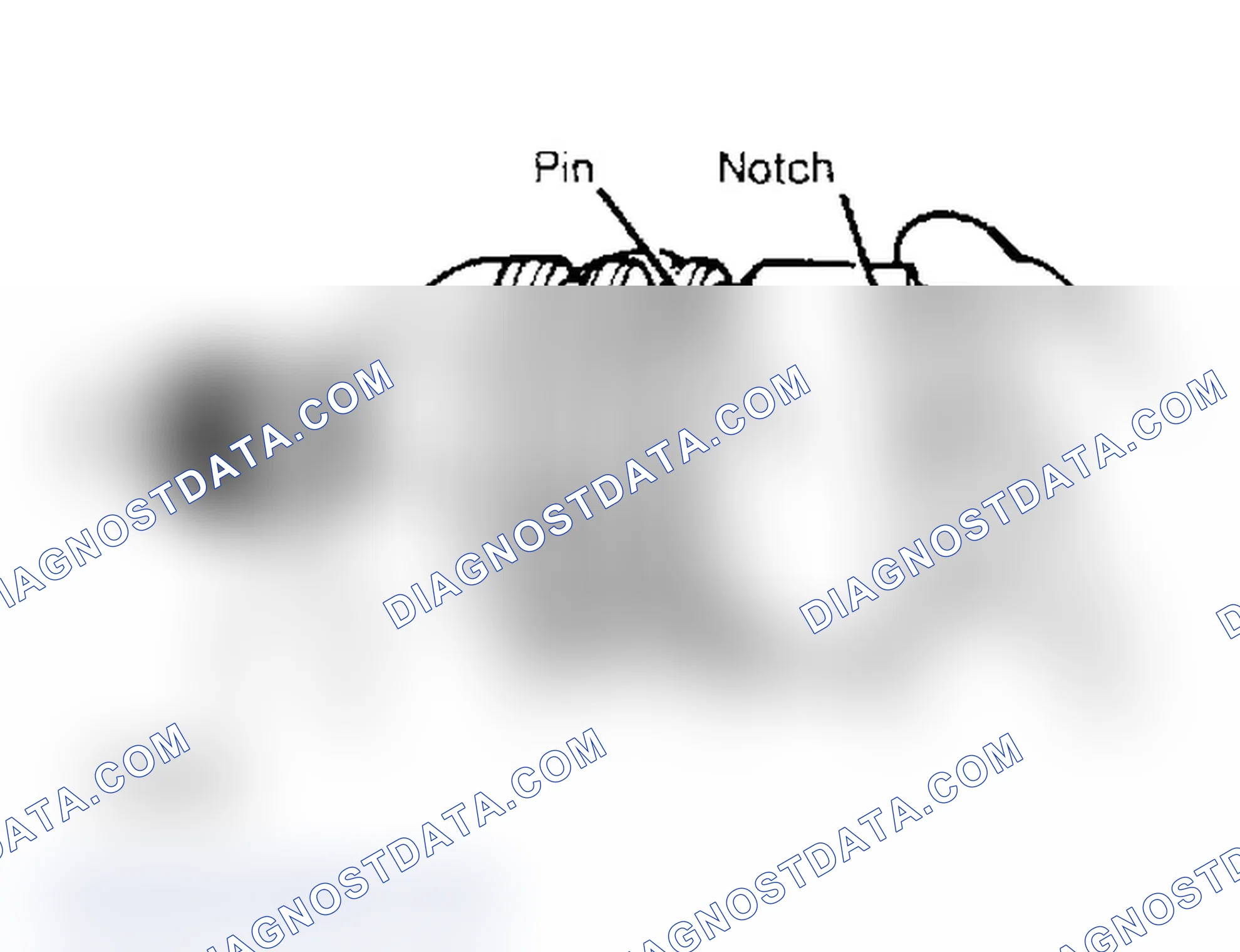 Scheme 11: Aligning Pin and Notch for Input (Stub) Shaft