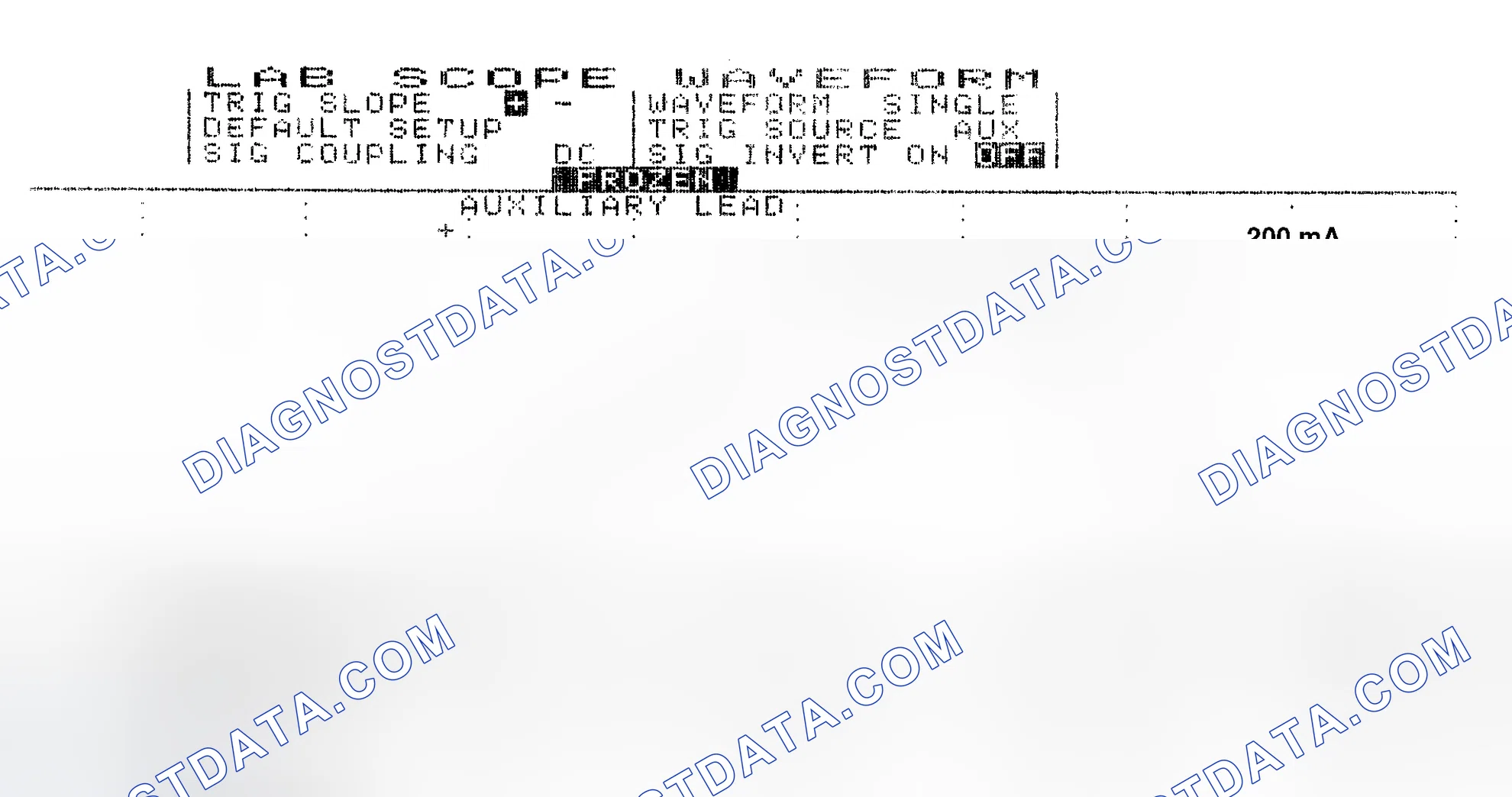 Scheme 13: Single Injector w/Normal Current Flow - Current Pattern