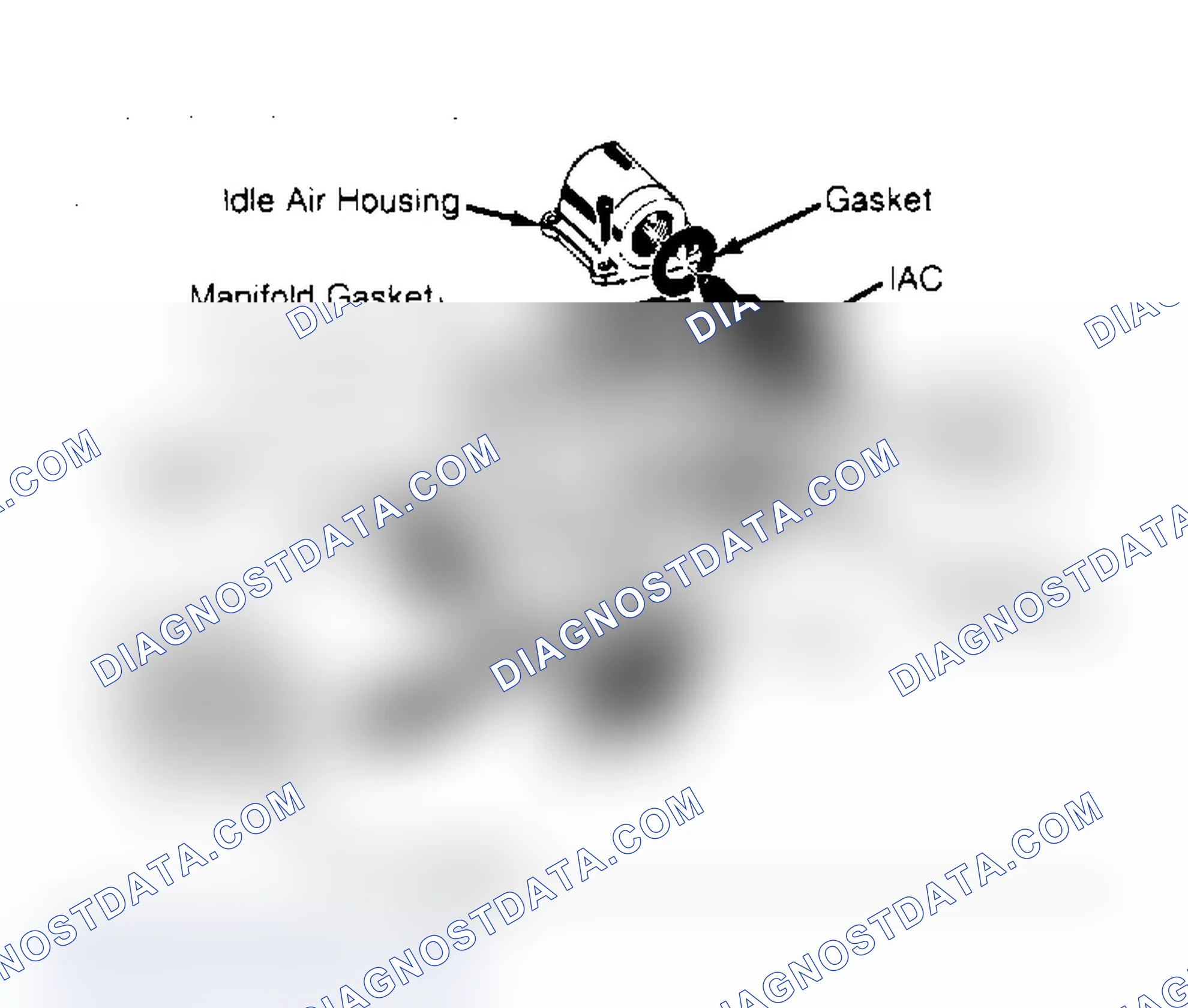 Scheme 6: Exploded View of Typical Throttle Body