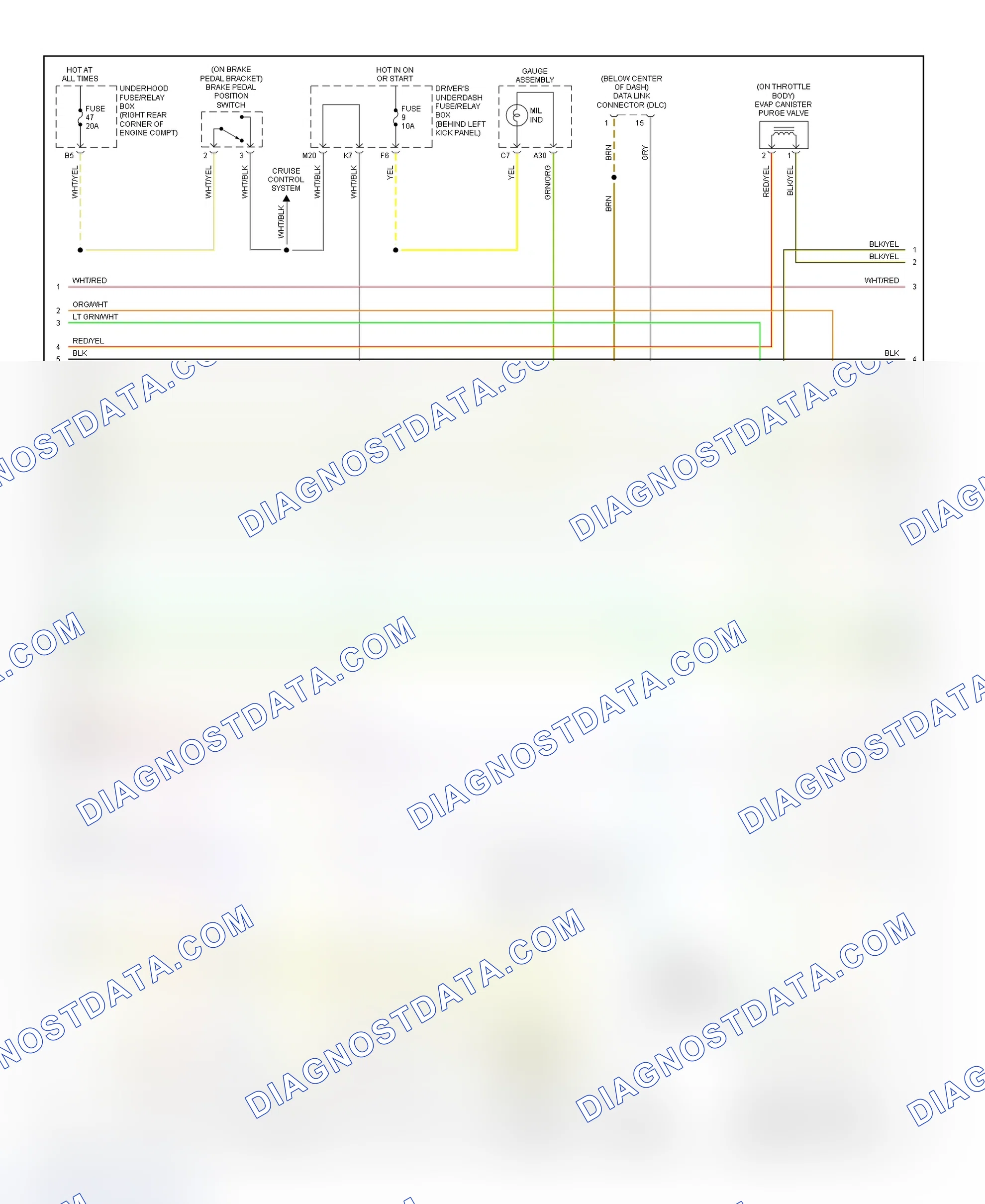 Scheme 2: Wiring Diagram (MDX 3.5L - 2 Of 5)