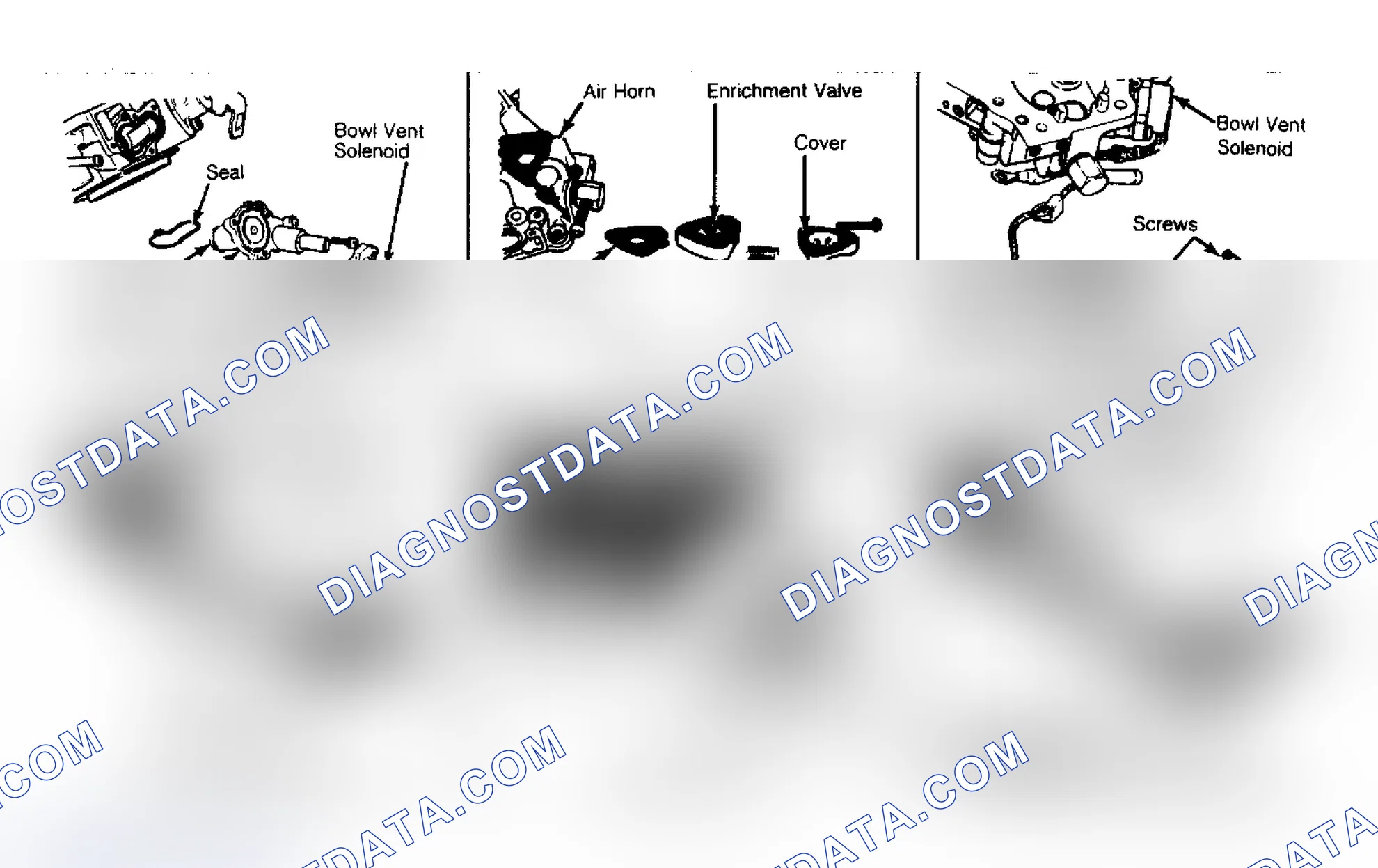 Scheme 4: Exploded View of Valve & Pump Assemblies for Chrysler Corp. (Mikuni) Carburetor