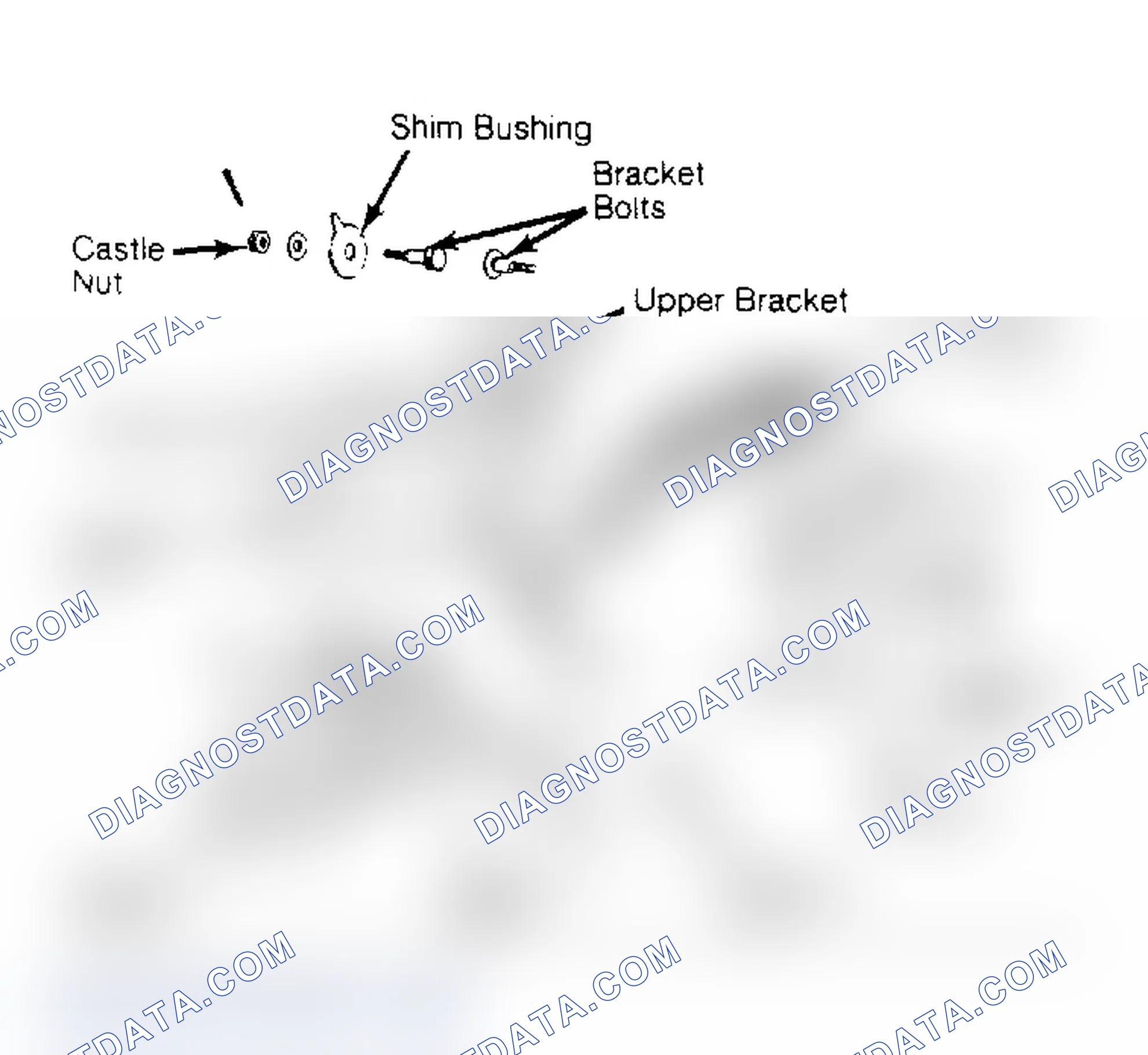 Scheme 3: Exploded View of Tilt Wheel Bracket