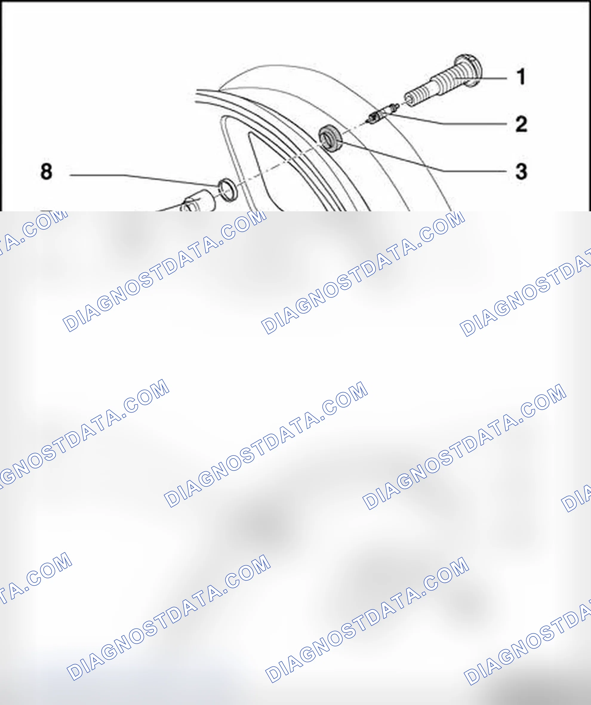 Scheme 9: Tire Pressure Monitoring, Assembly Overview