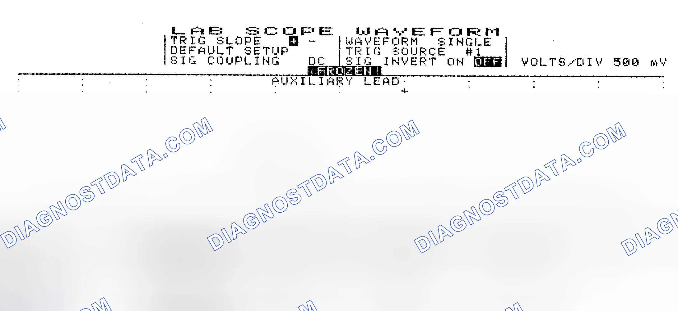 Scheme 10: Single Injector w/Excessive Current Flow - Current Pattern