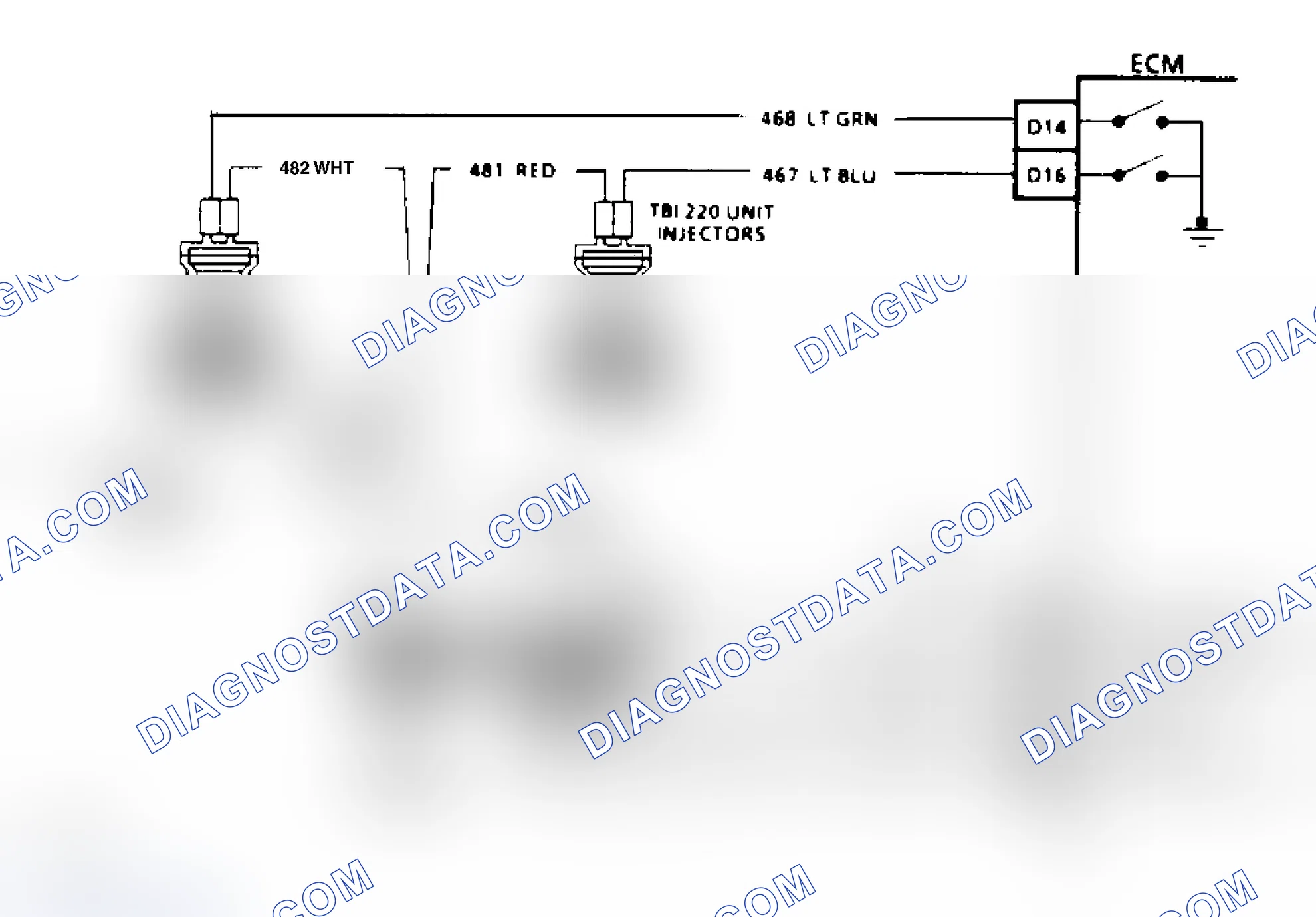 Scheme 49: Code 42 Schematic ("L" & "M" Series 4.3L VIN Z) Ignition Control