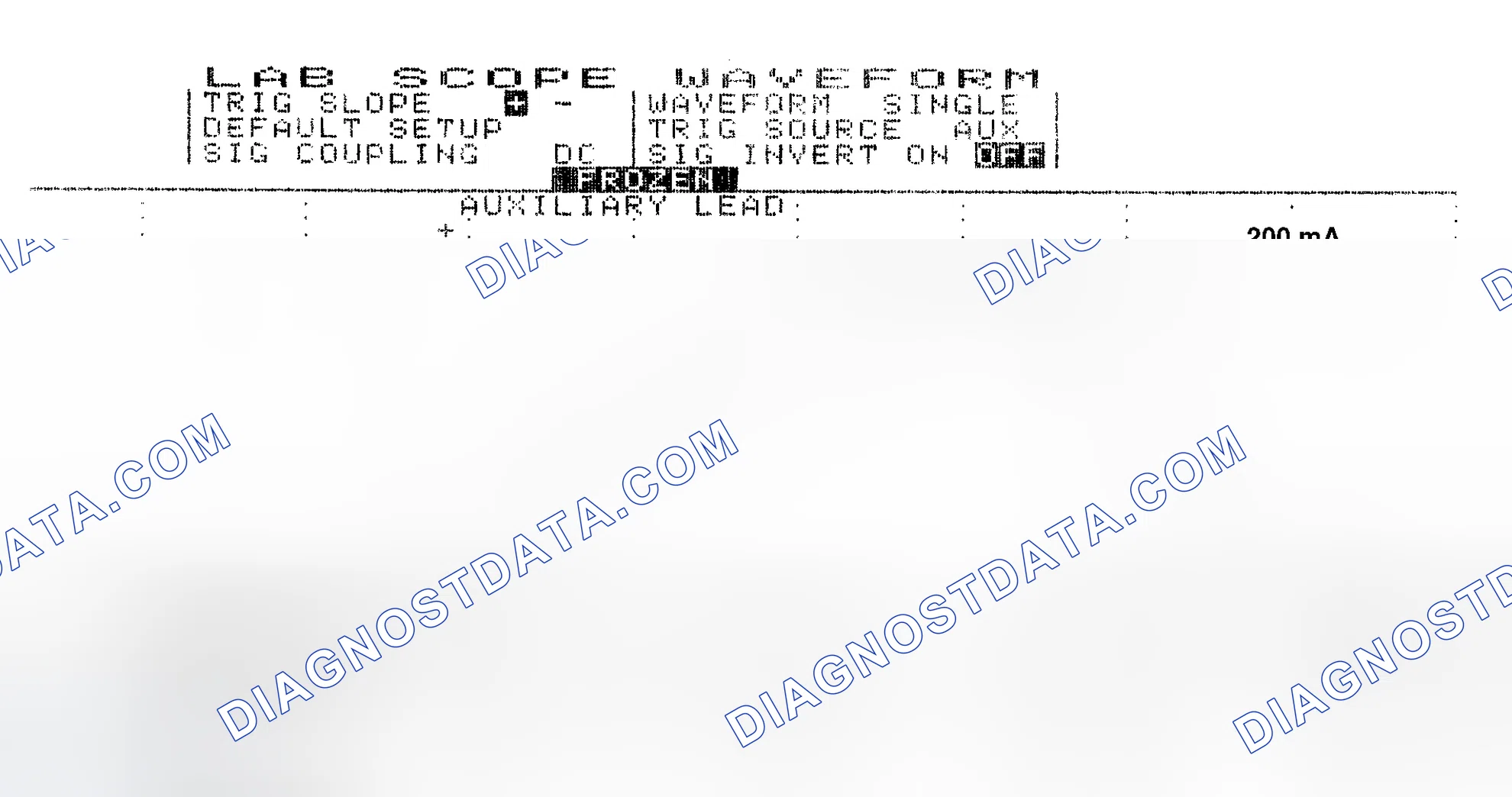 Scheme 13: Single Injector w/Normal Current Flow - Current Pattern