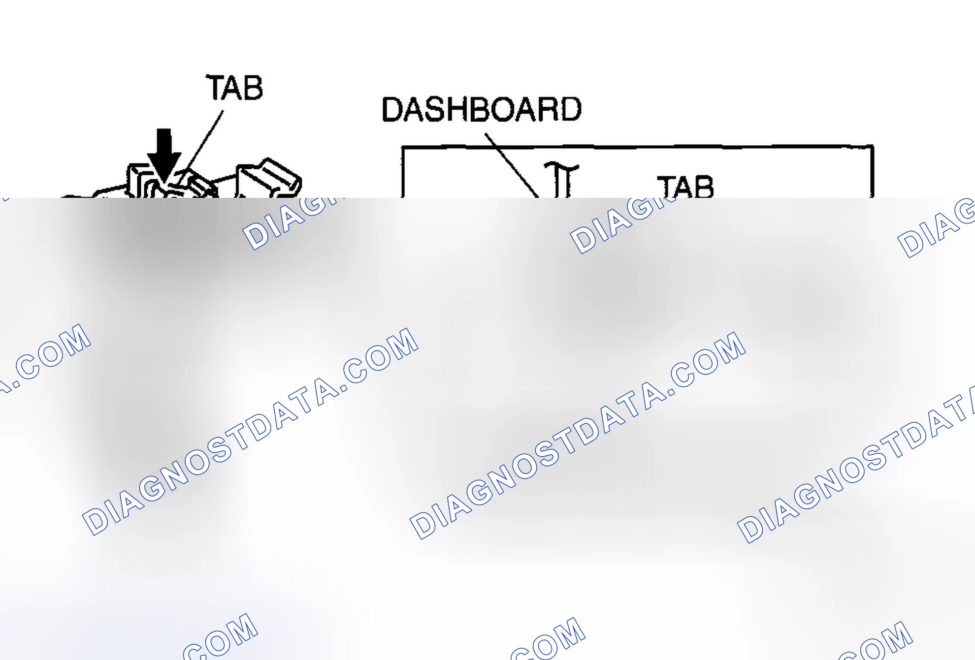Scheme 32: Hood Release Lever Removal Note