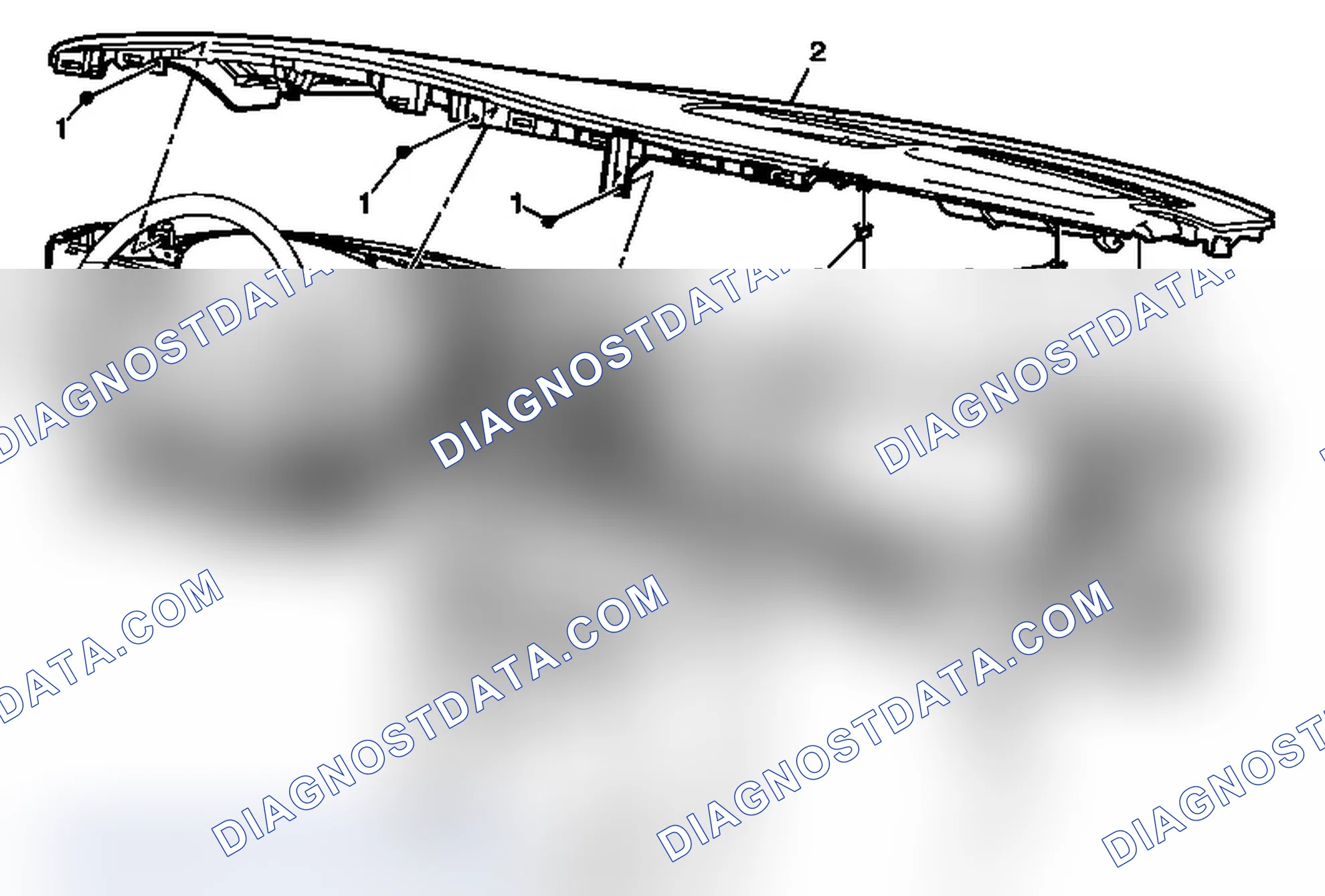 Scheme 30: Instrument Panel Upper Trim Pad Replacement