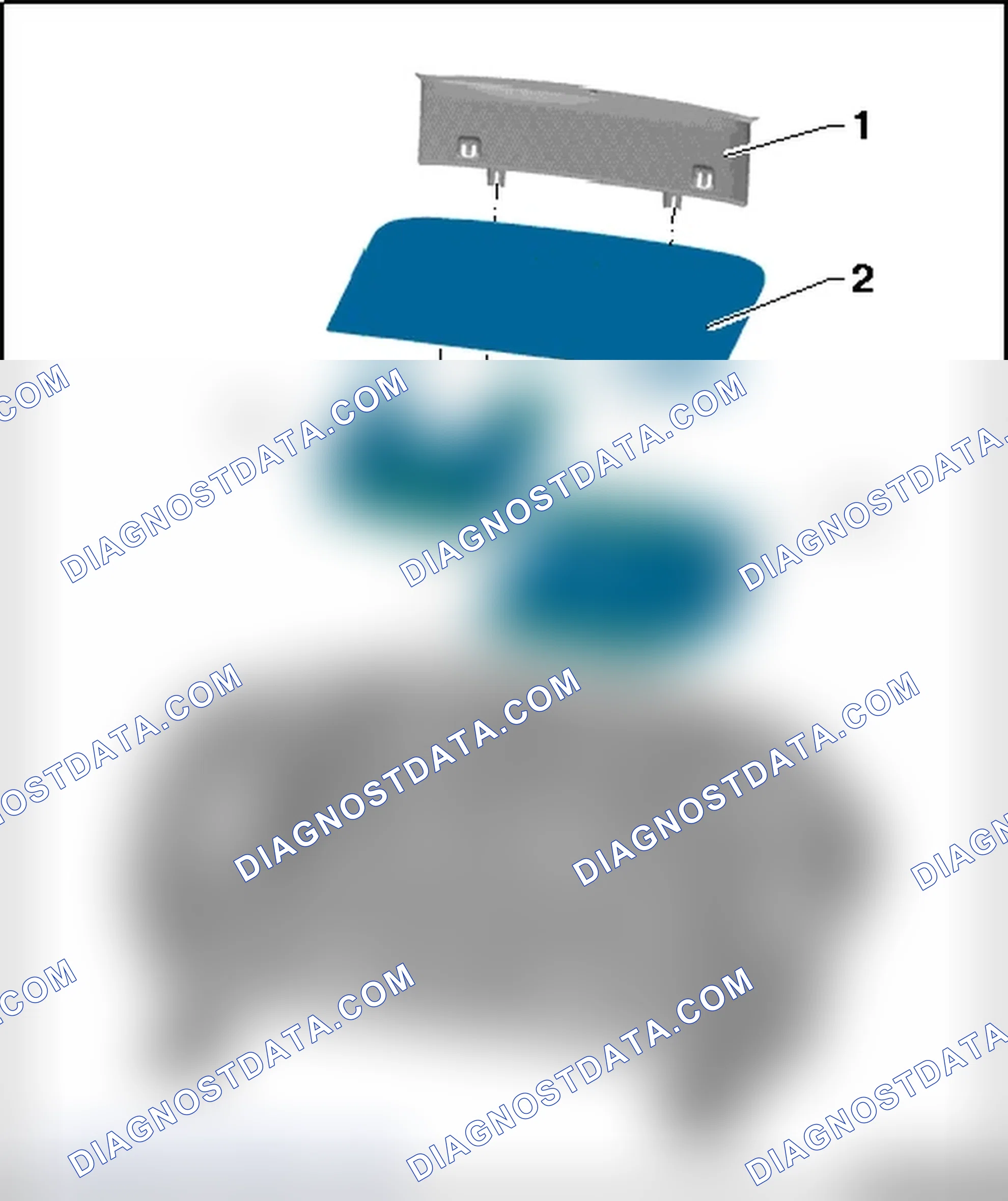 Scheme 26: LUGGAGE COMPARTMENT FLOOR MAT ASSEMBLY OVERVIEW