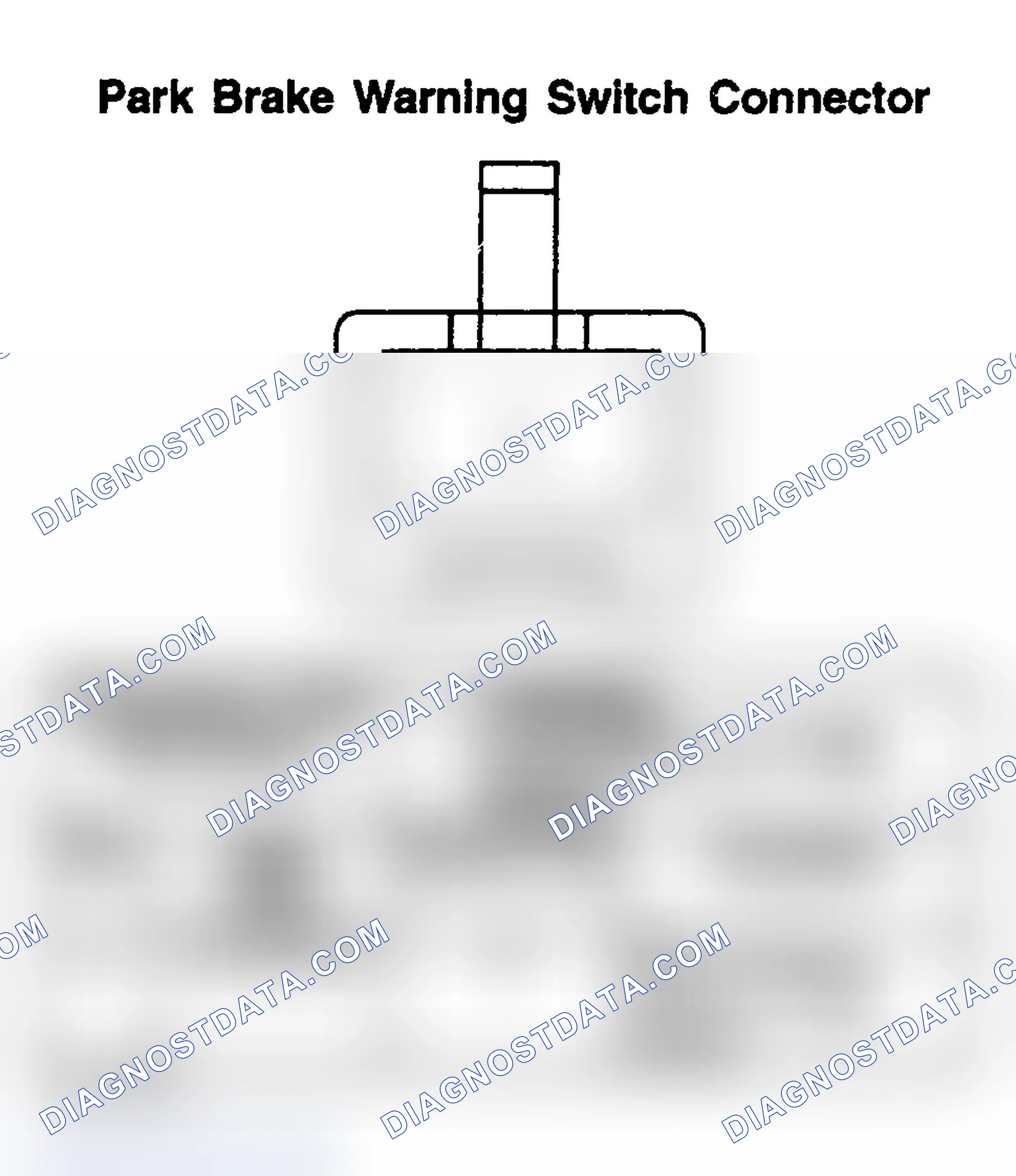 Scheme 205: PARK BRAKE WARNING SWITCH