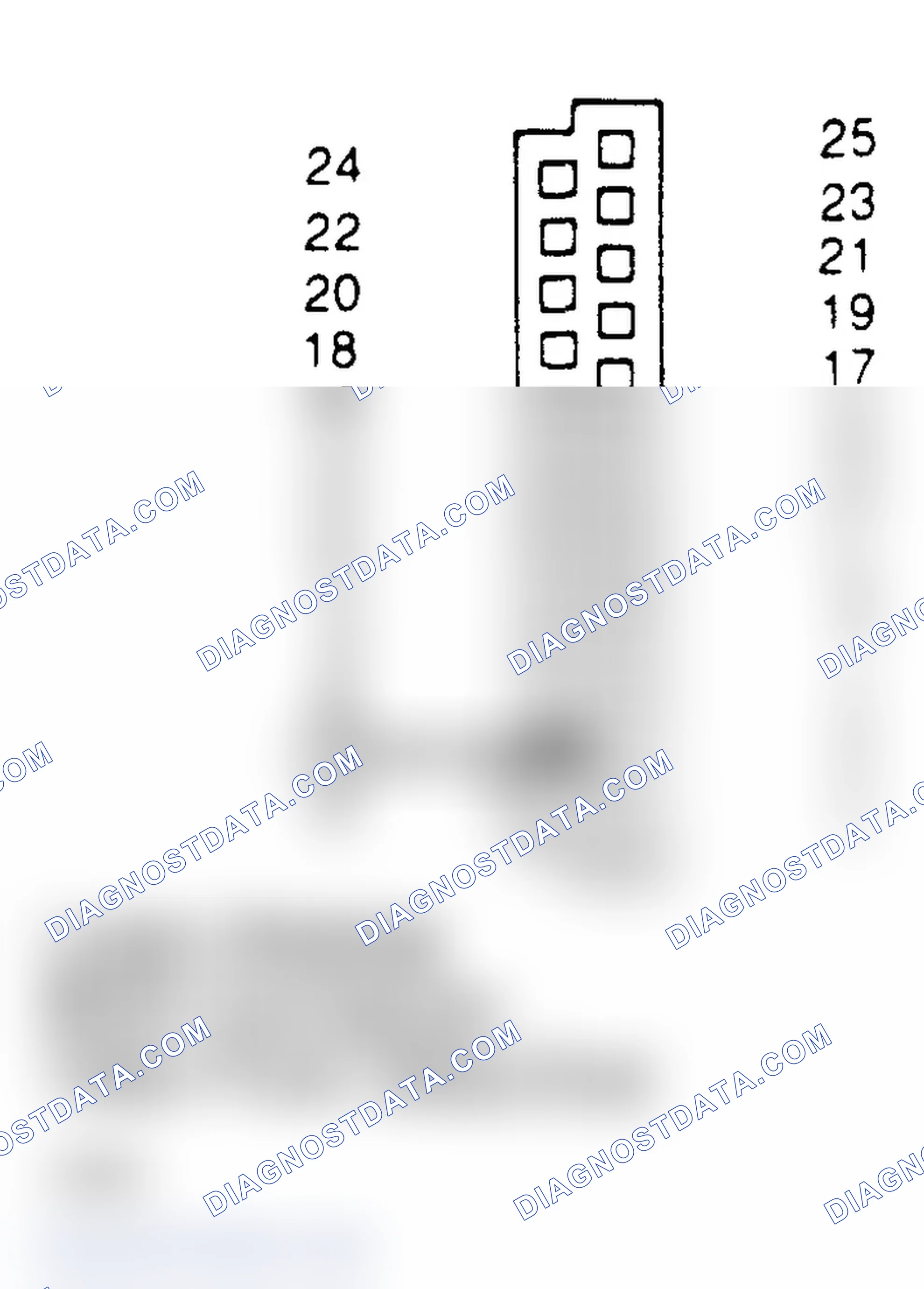 Scheme 153: Logic Module Blue Connector View From Wire End
