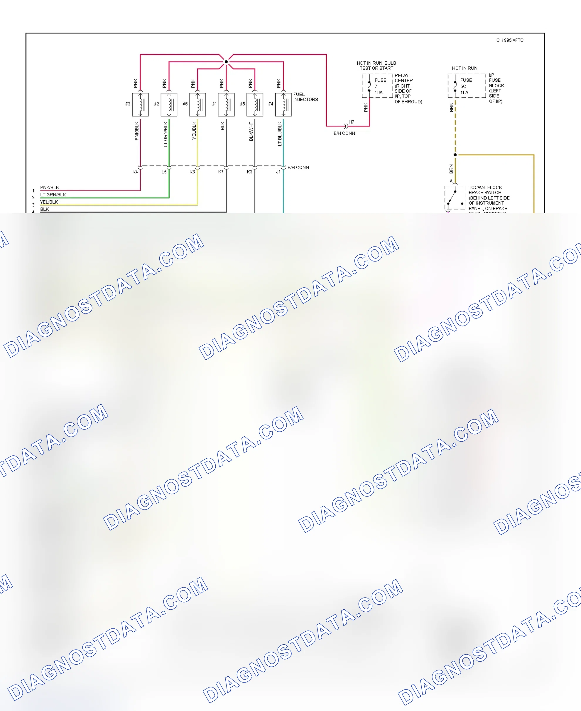 Scheme 109: 3.8L (VIN K, L & 1) PCM Wiring Diagram (3 Of 3)