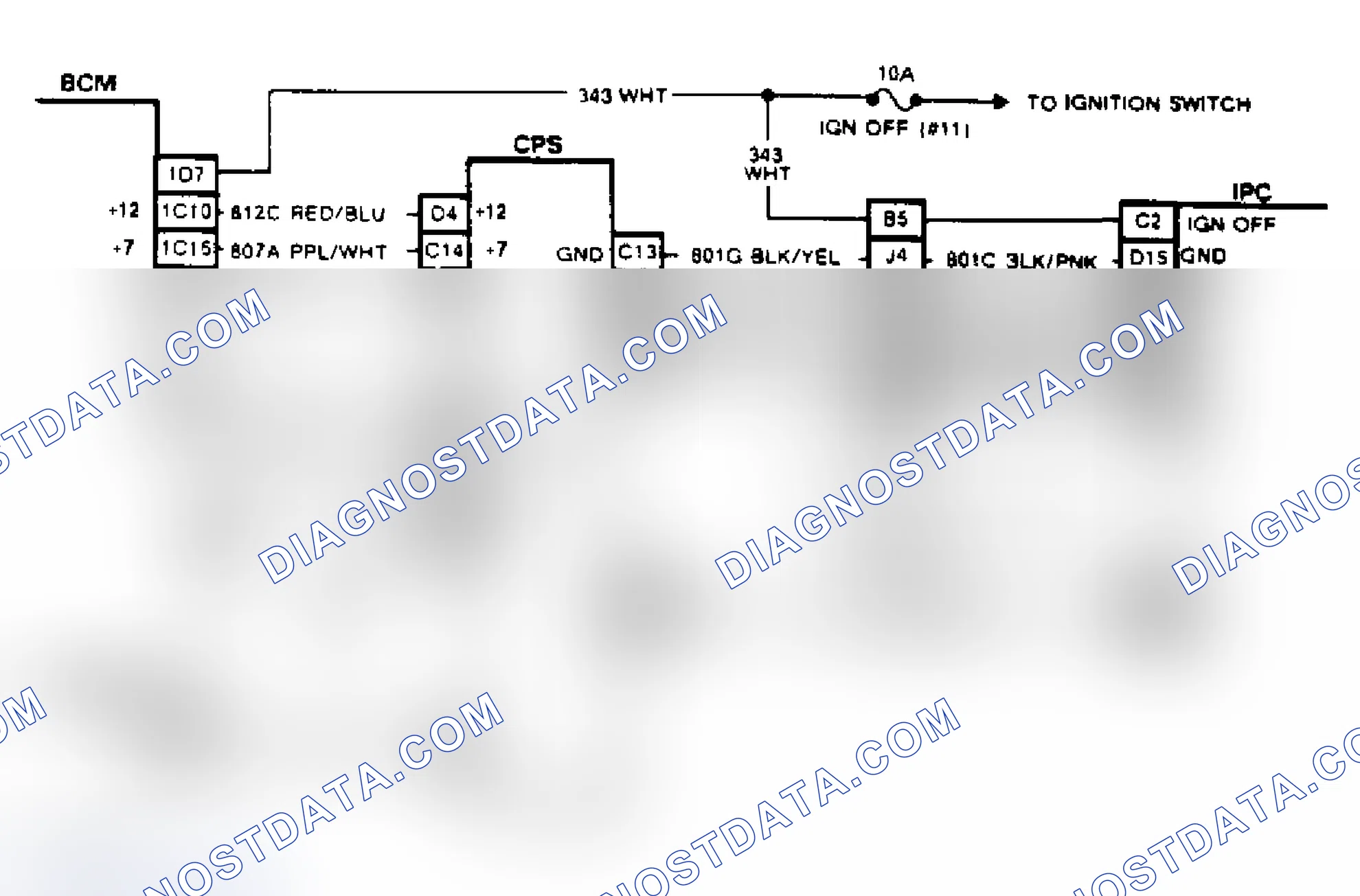 Scheme 86: Chart A, Wiring Diagram Loss Of IPC Display (Toronado ECC Equipped)
