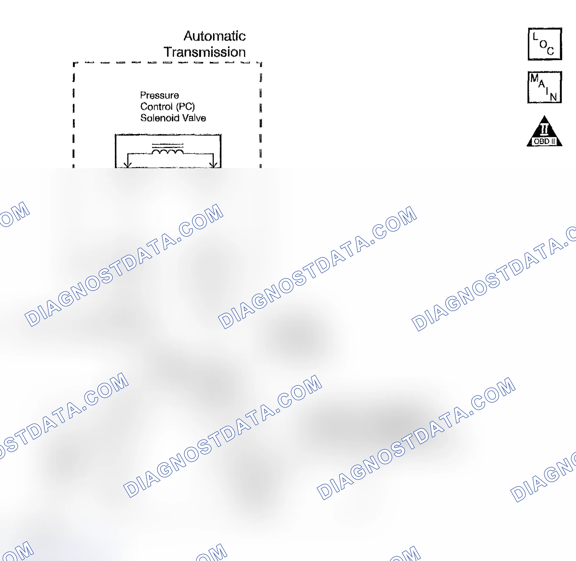 Scheme 395: DTC P0748: Open Or Short In The Pc Solenoid Valve Circuit