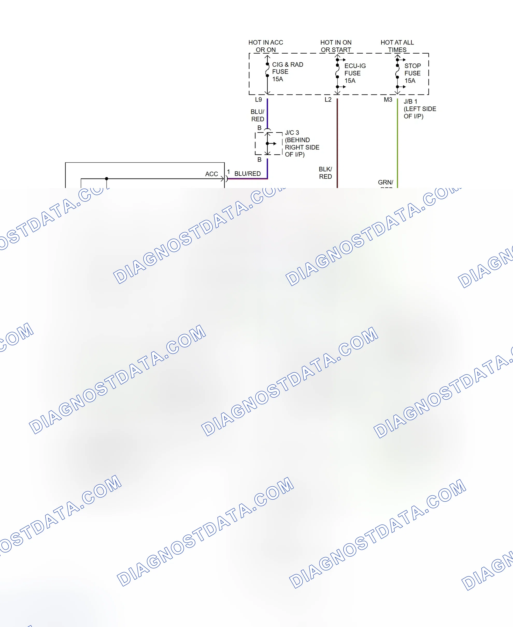 Scheme 6: Shift Interlock System Wiring Diagram (Camry)