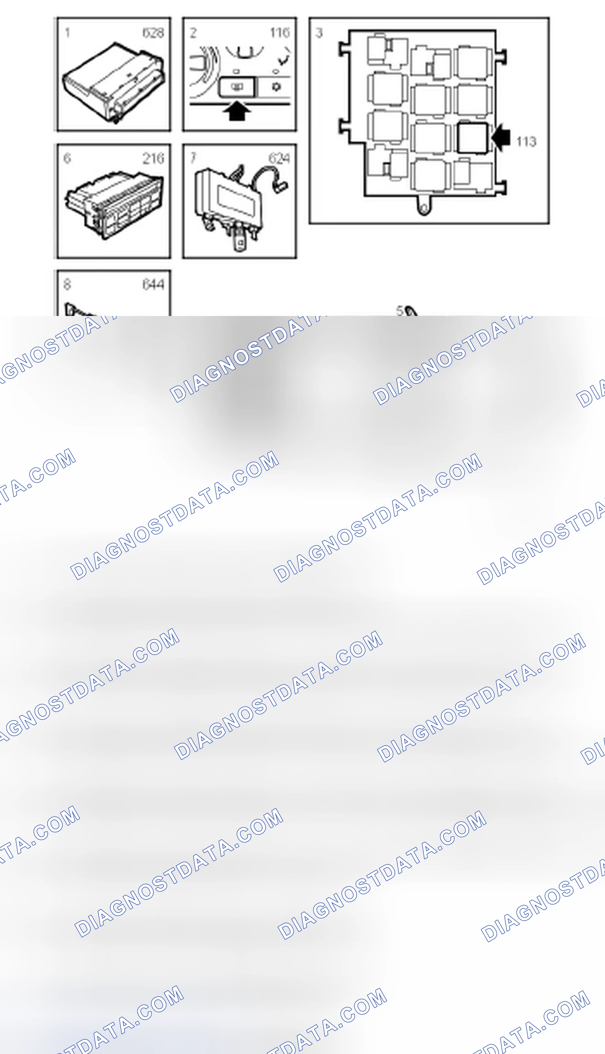 Scheme 24: MAIN COMPONENTS, ELECTRICALLY HEATED REAR WINDOW AND DOOR MIRRORS (4D)