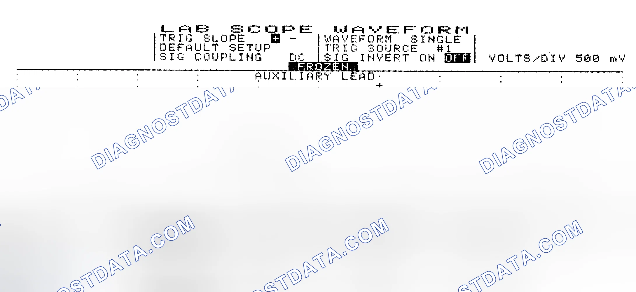 Scheme 10: Single Injector w/Excessive Current Flow - Current Pattern