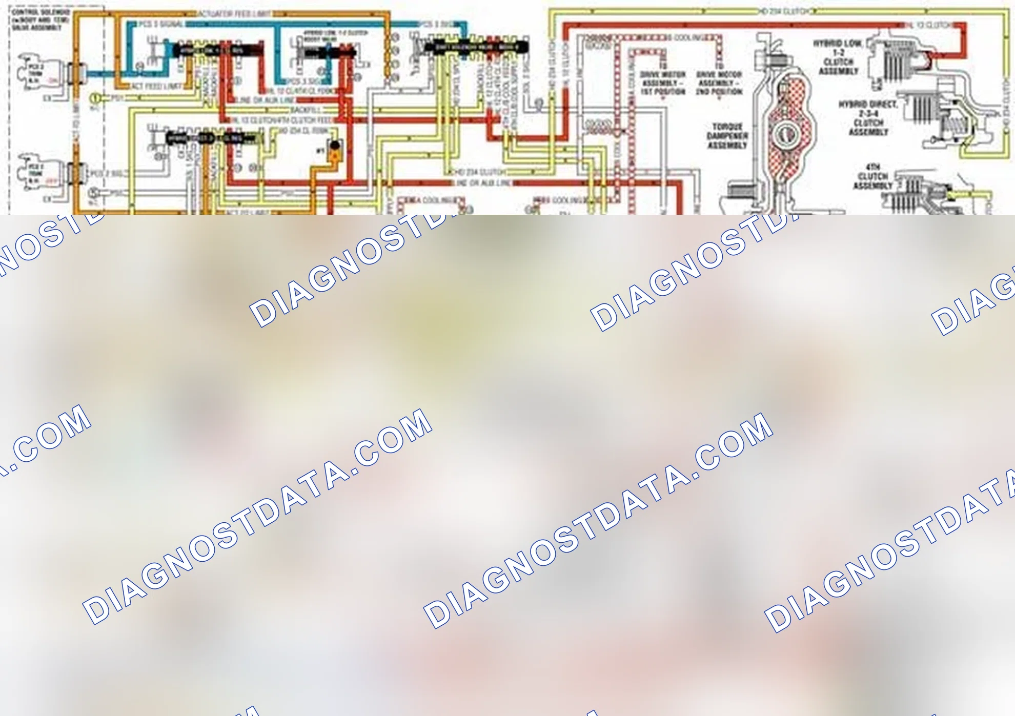 Scheme 190: Hybrid Low, 1-2 Clutch Assembly
