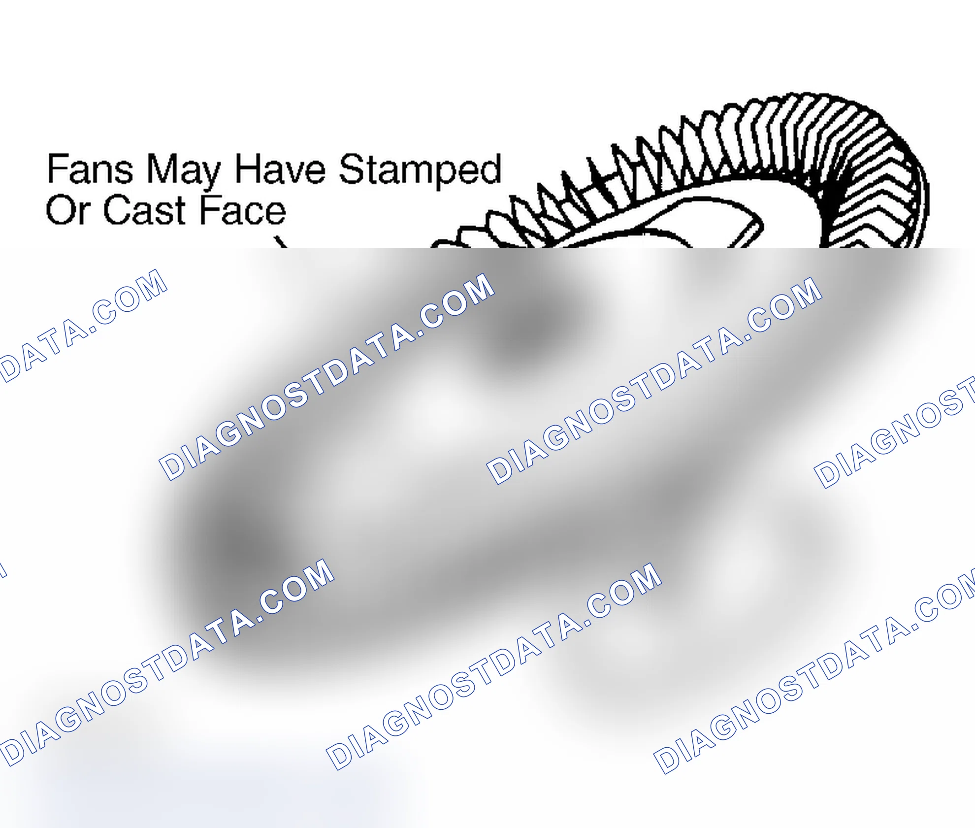 Scheme 7: Thermostatically Controlled Fan Assembly Shown with stamped face and bi-metallic coil spring.