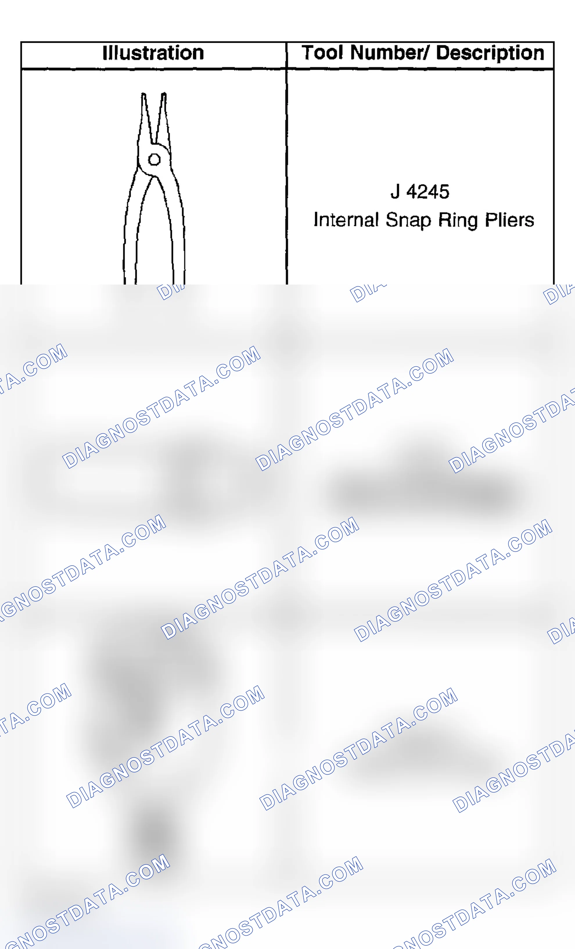 Scheme 211: Special Tools and Equipment