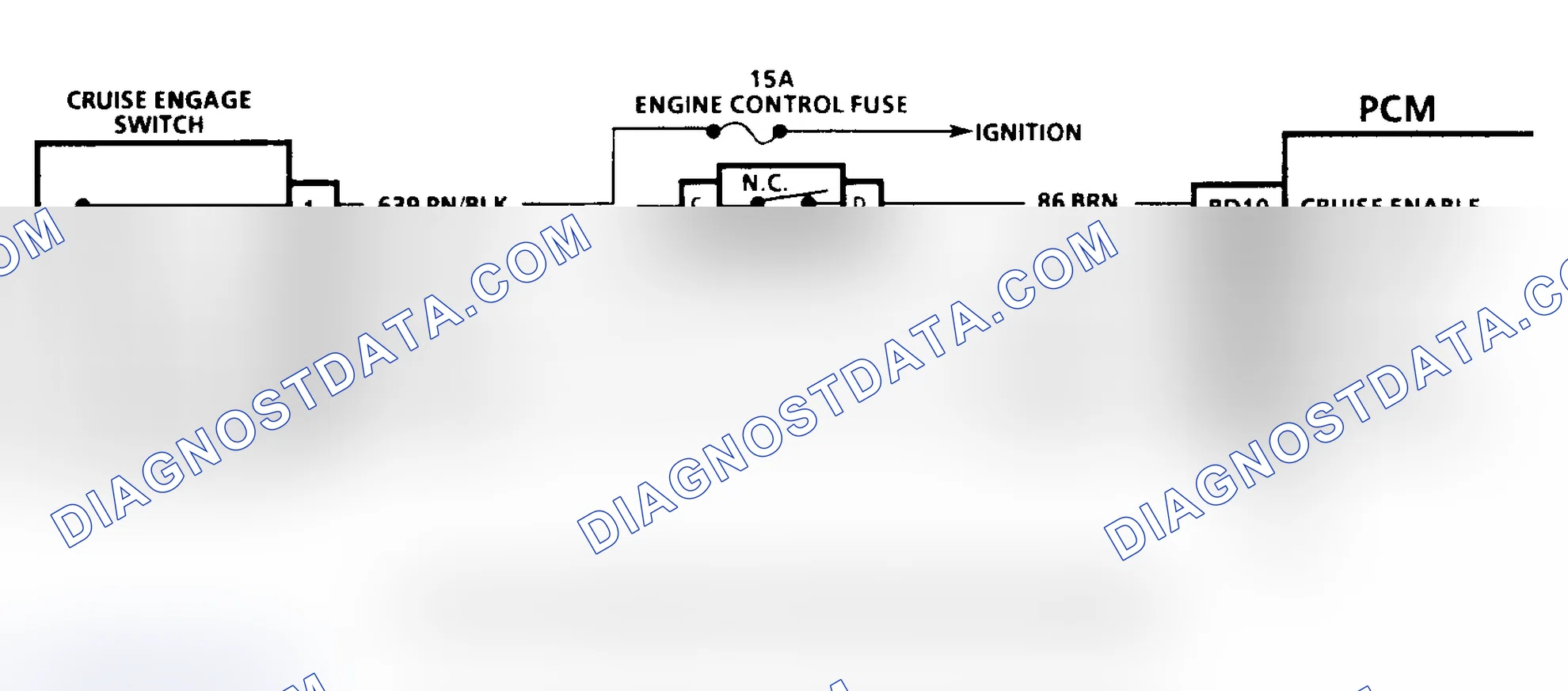 Scheme 129: CODE 67, CRUISE ENGAGE SWITCHES 3.8L