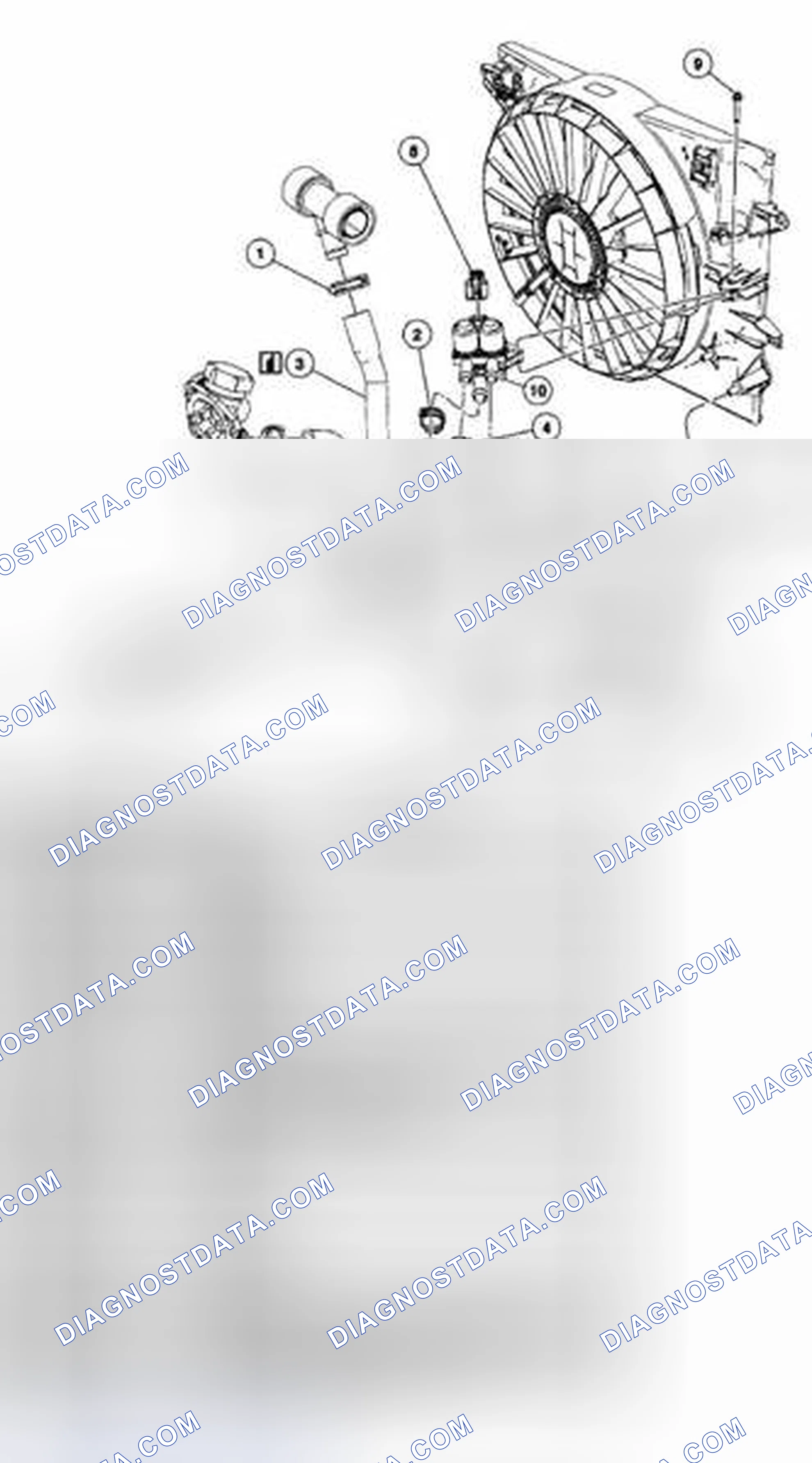 Scheme 201: Heater Control Valve and Heater Hoses