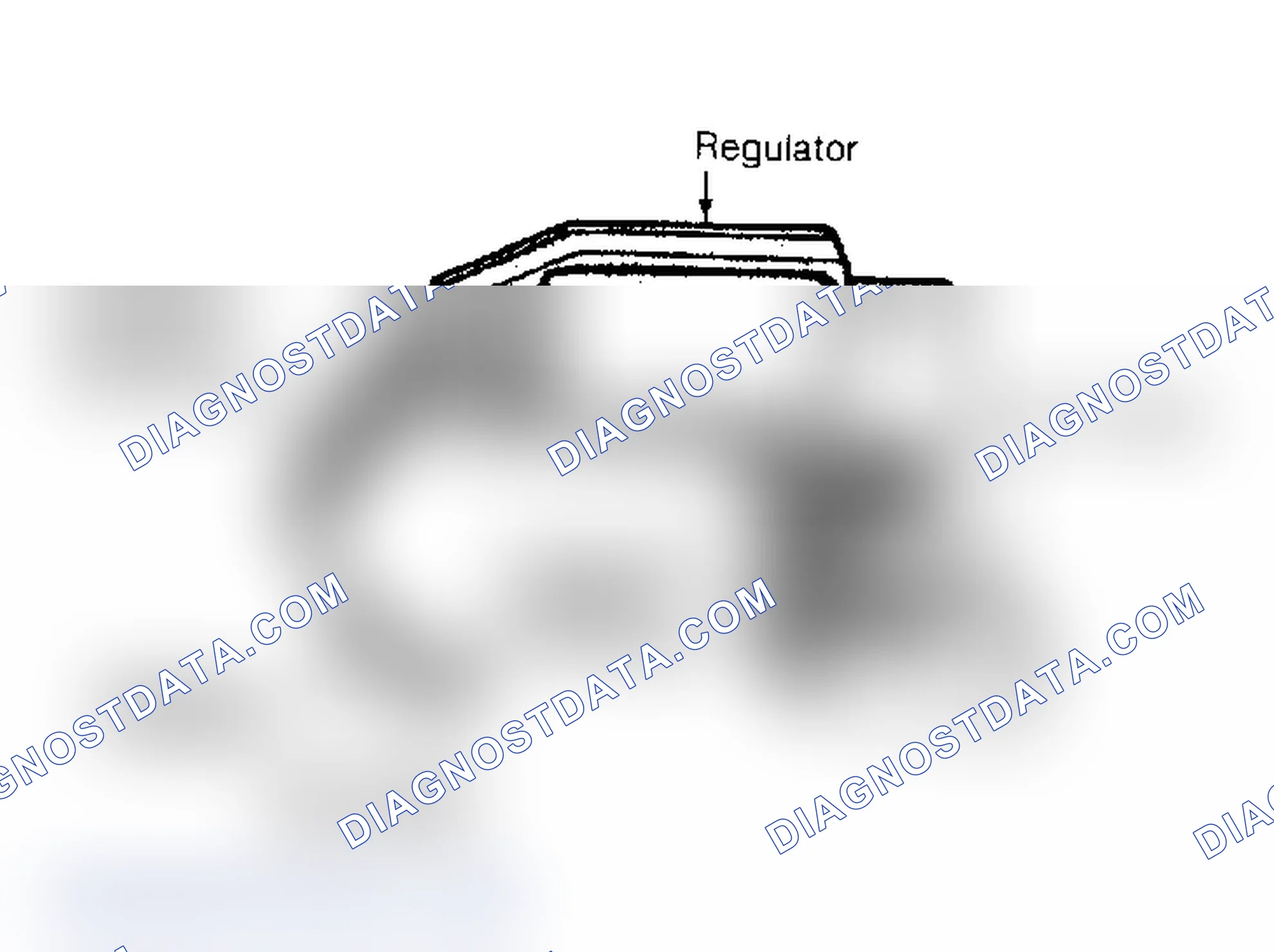 Scheme 8: Identifying Brush Holder, Regulator & Regulator Connector Assembly Connections (Model CS144)