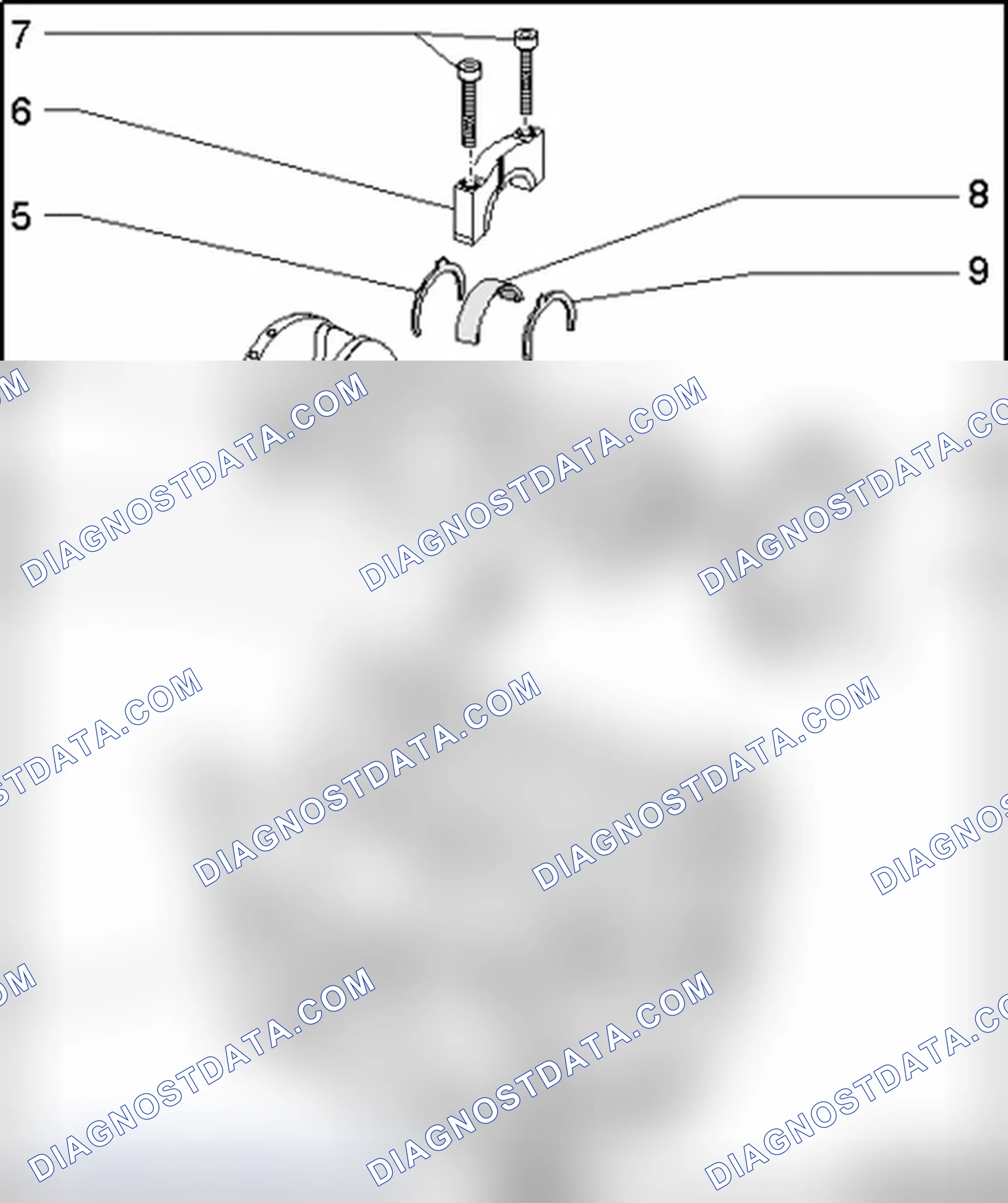 Scheme 231: Crankshaft, component overview