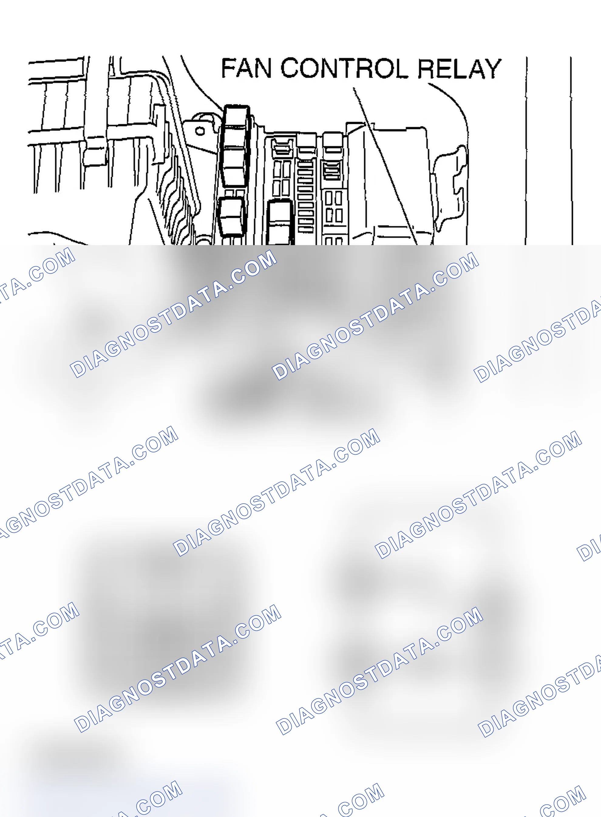 Scheme 109: FAN CONTROL RELAY CONTINUITY CHECK