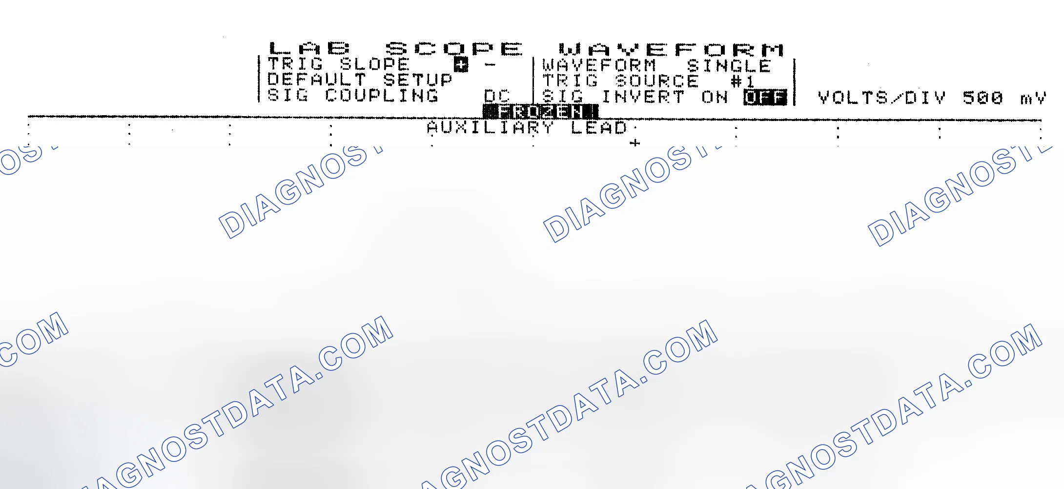 Scheme 10: Single Injector w/Excessive Current Flow - Current Pattern