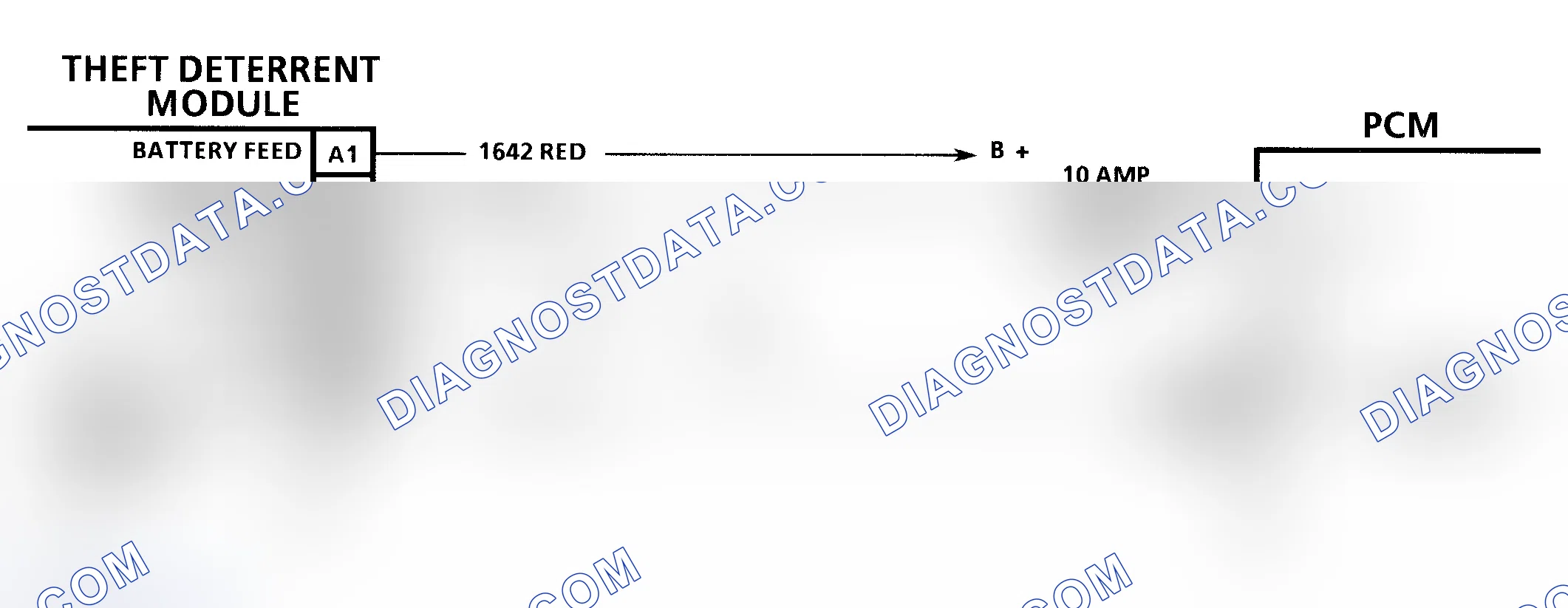 Scheme 102: Codes P1626/1629 Schematic (3.4L) Pass-Key II Fuel Enable Circuit