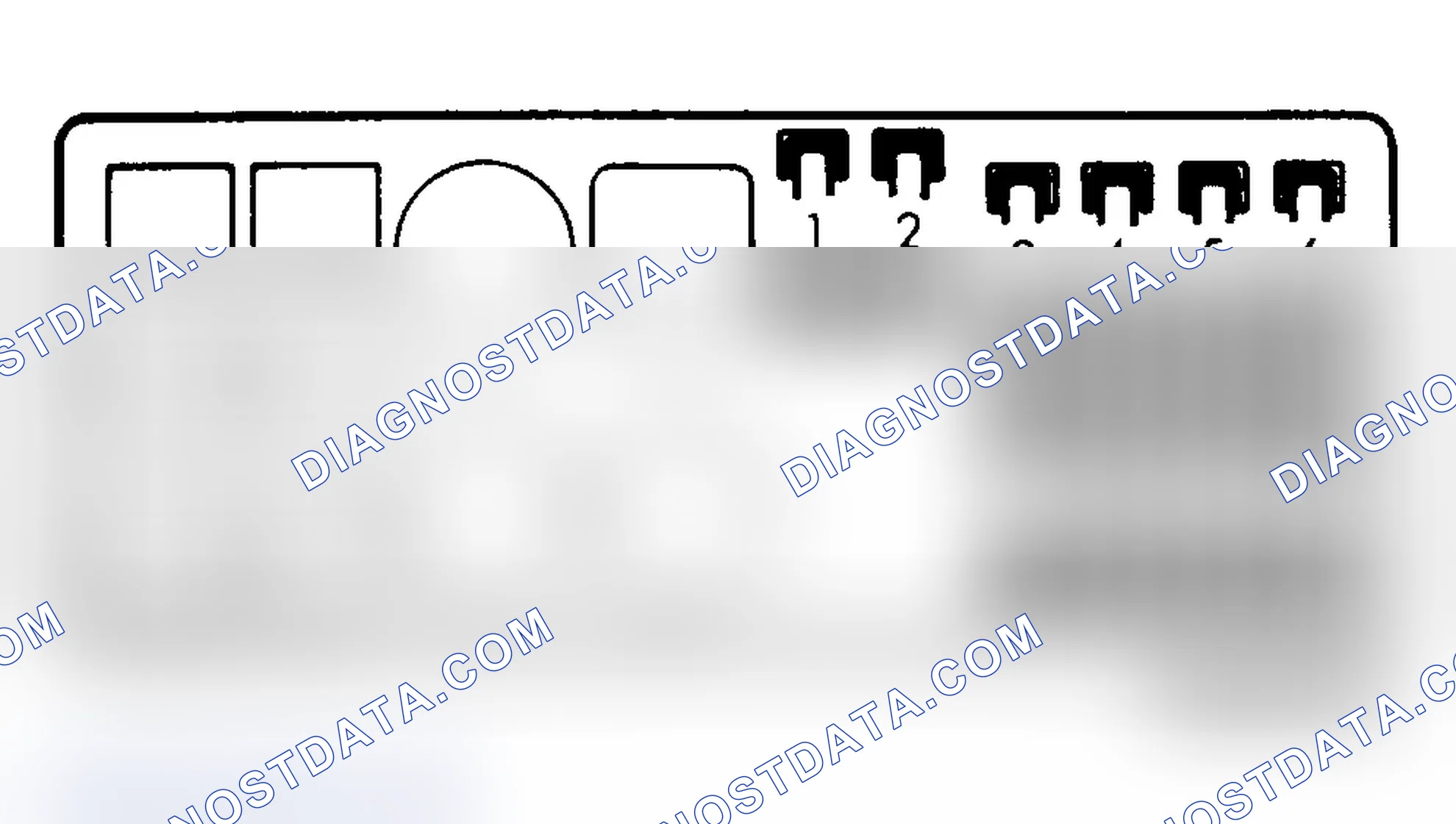 Scheme 7: ENGINE COMPARTMENT FUSE PANEL IDENTIFICATION (1983-86)