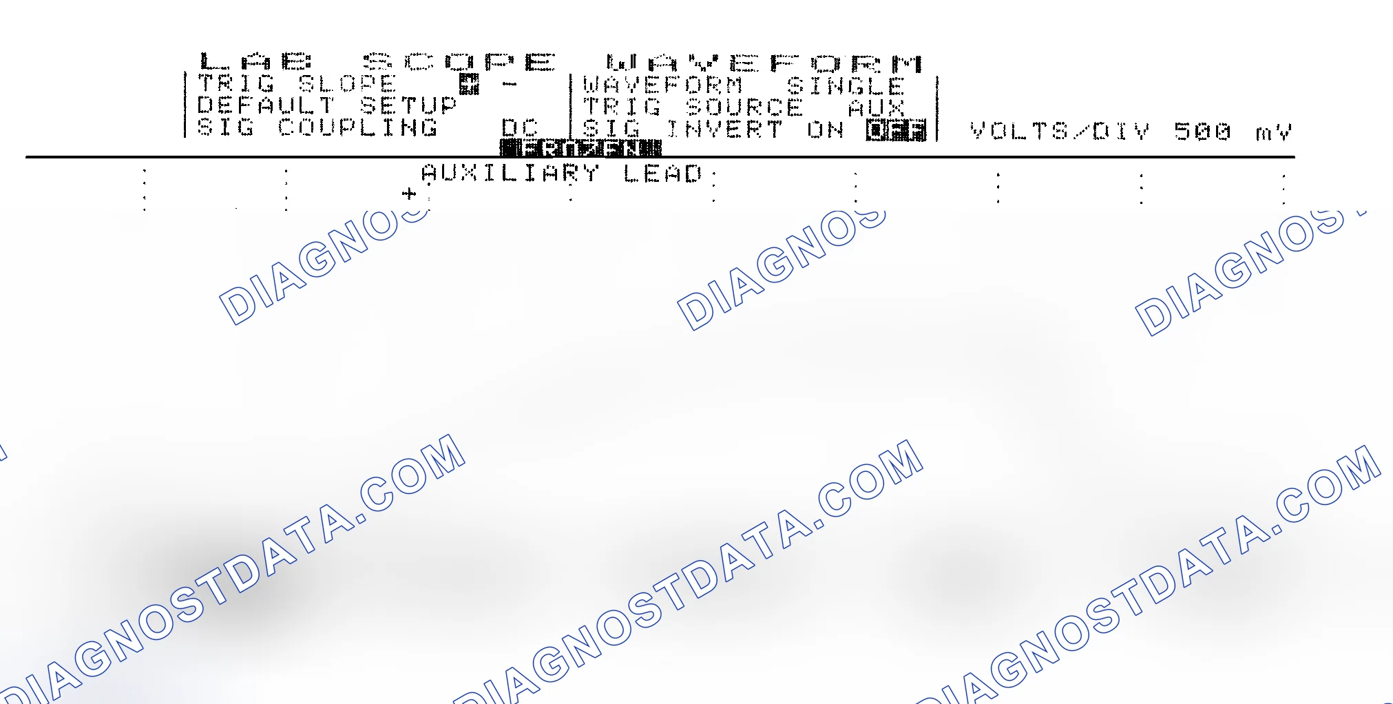 Scheme 14: Single Injector w/Excessive Current Flow - Current Pattern