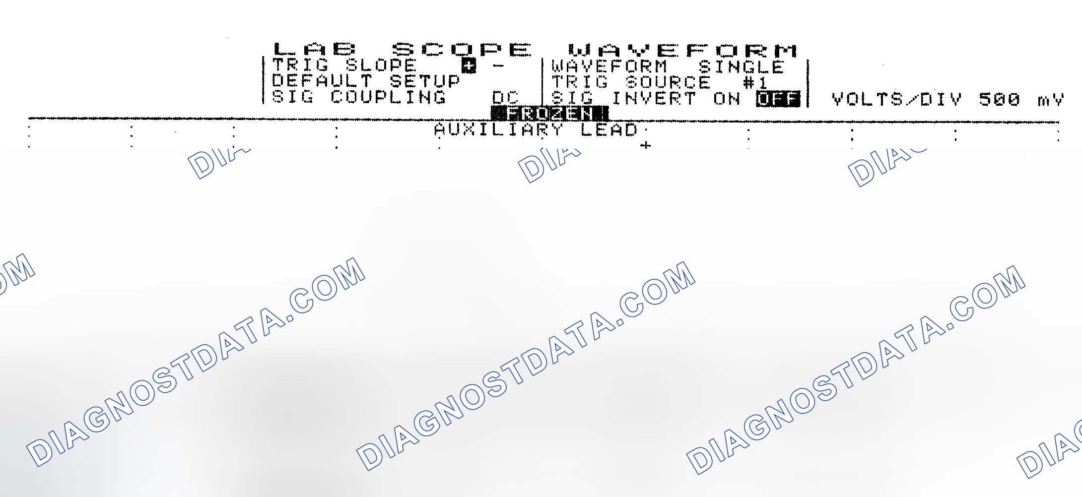 Scheme 10: Single Injector w/Excessive Current Flow - Current Pattern
