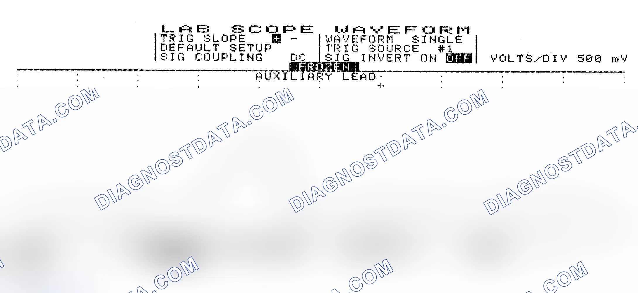 Scheme 10: Single Injector w/Excessive Current Flow - Current Pattern