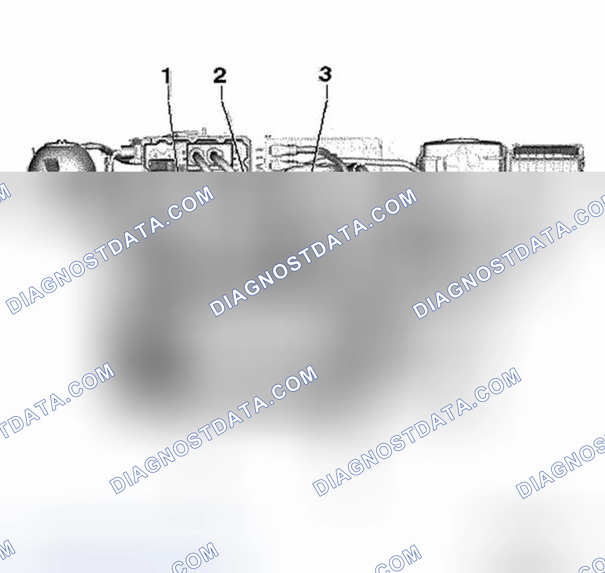 Scheme 44: COOLANT CIRCUIT OVERVIEW, GOLF BLUE-E-MOTION, REAR