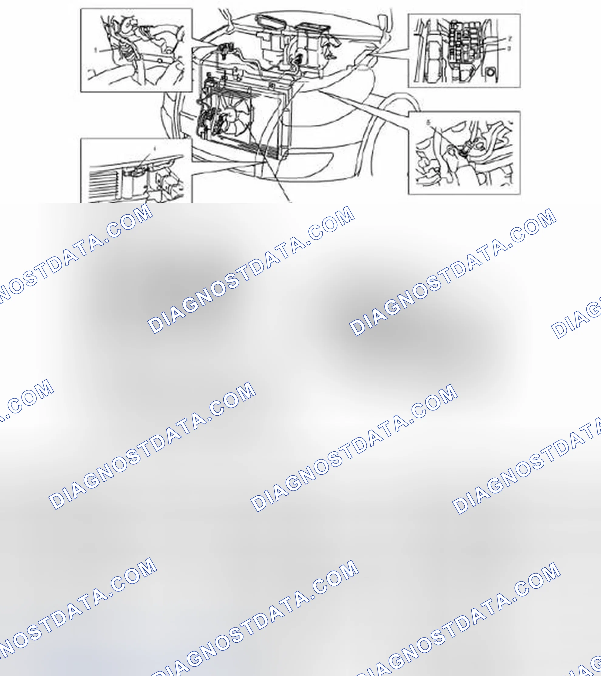 Scheme 102: Electronic Control System Components Location