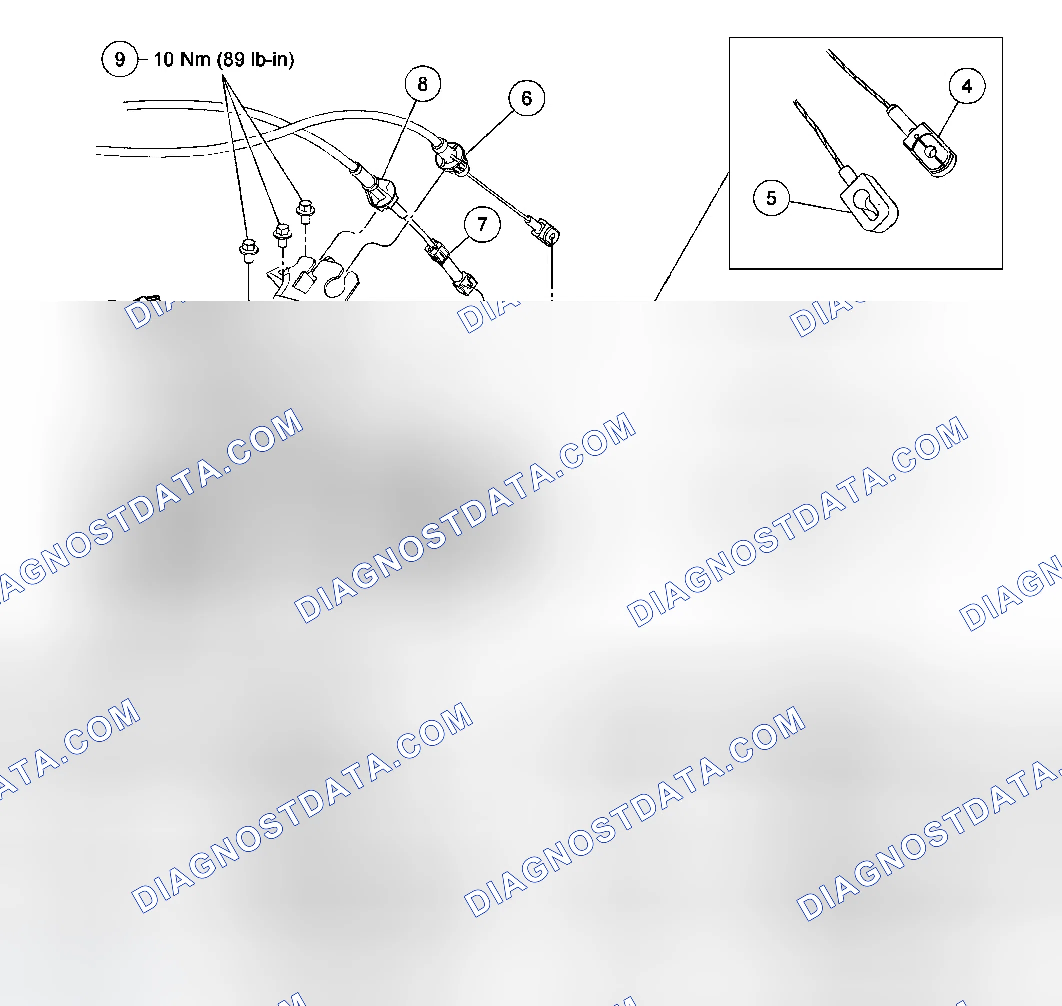 Scheme 1: Accelerator Cable - 2.3L