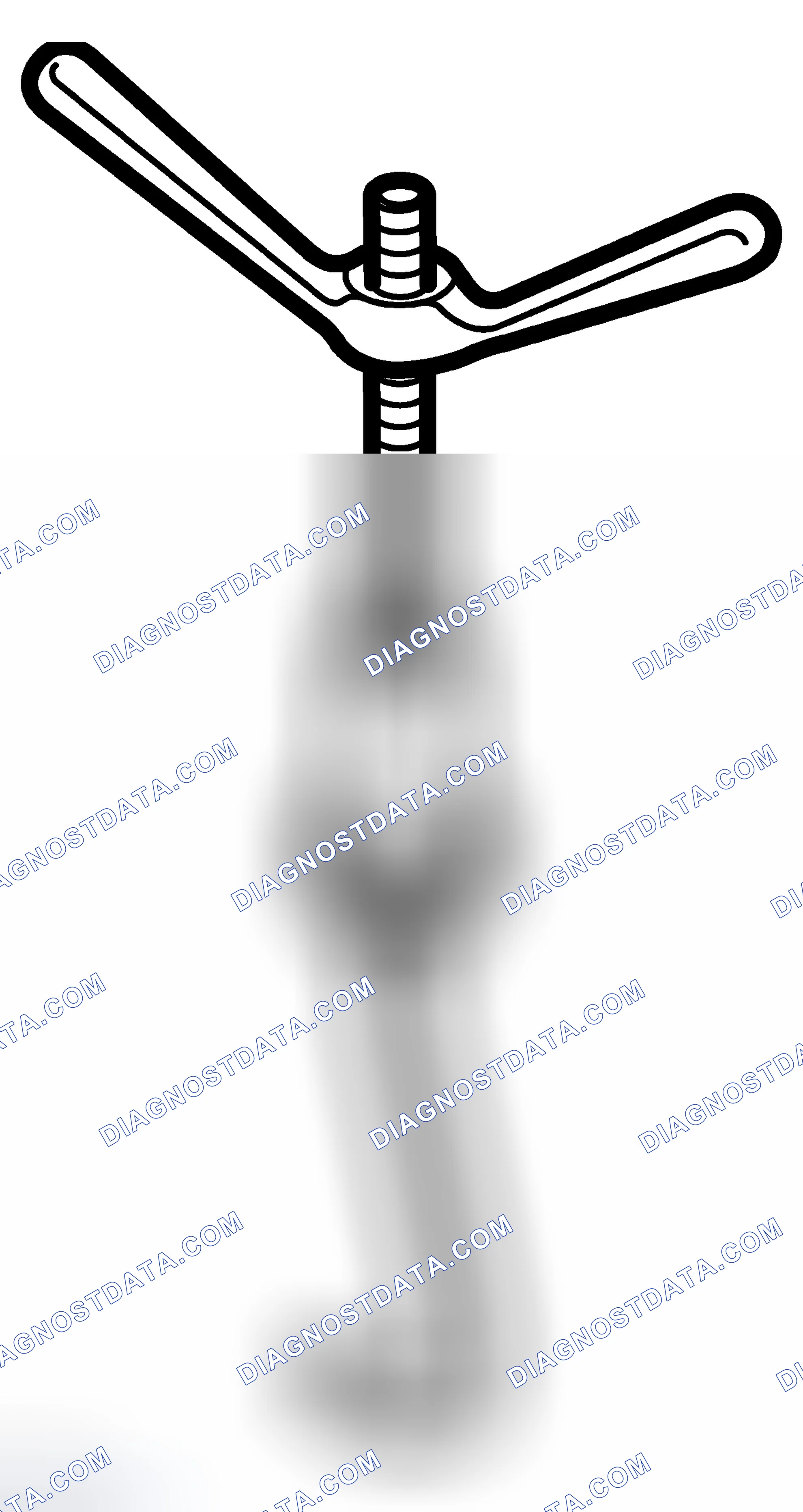 Scheme 373: 83 95 535 Hook with wing nut