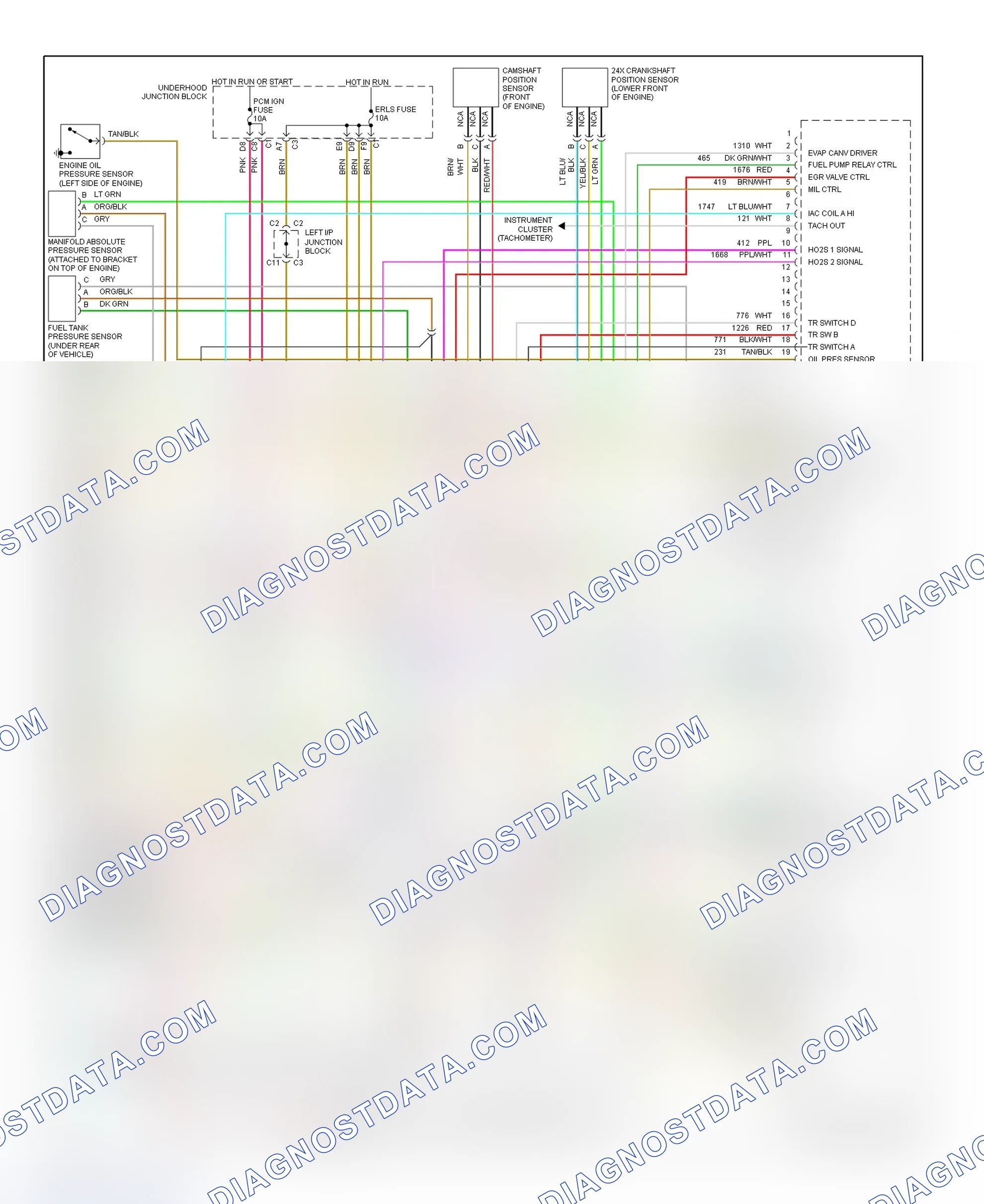 Scheme 131: PCM Wiring Diagram (Malibu - 3.1L - 3 Of 3)